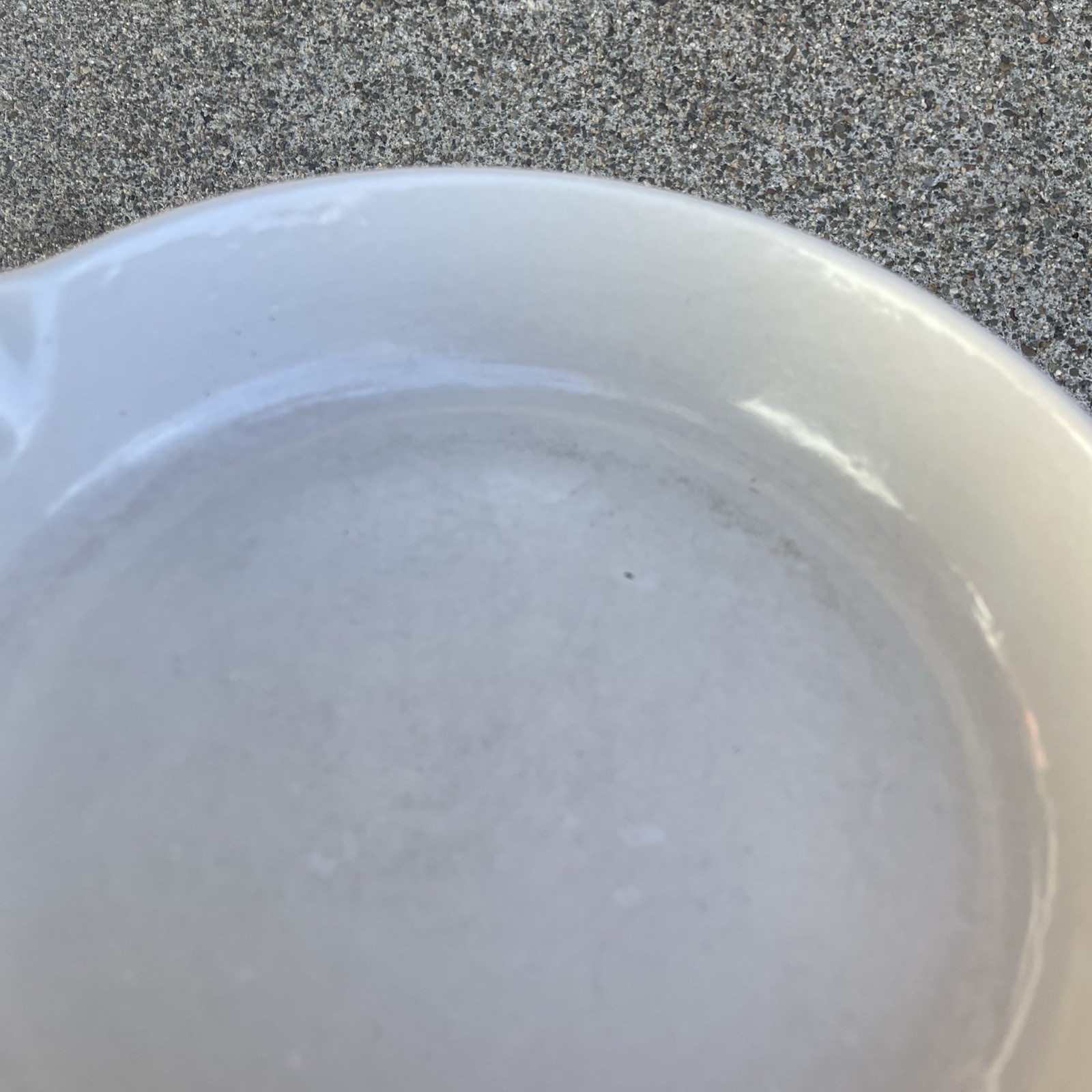 Vintage #16 Le Creuset 6.5" Spouted Skillet Frying Pan Brown Enamel Cast Iron