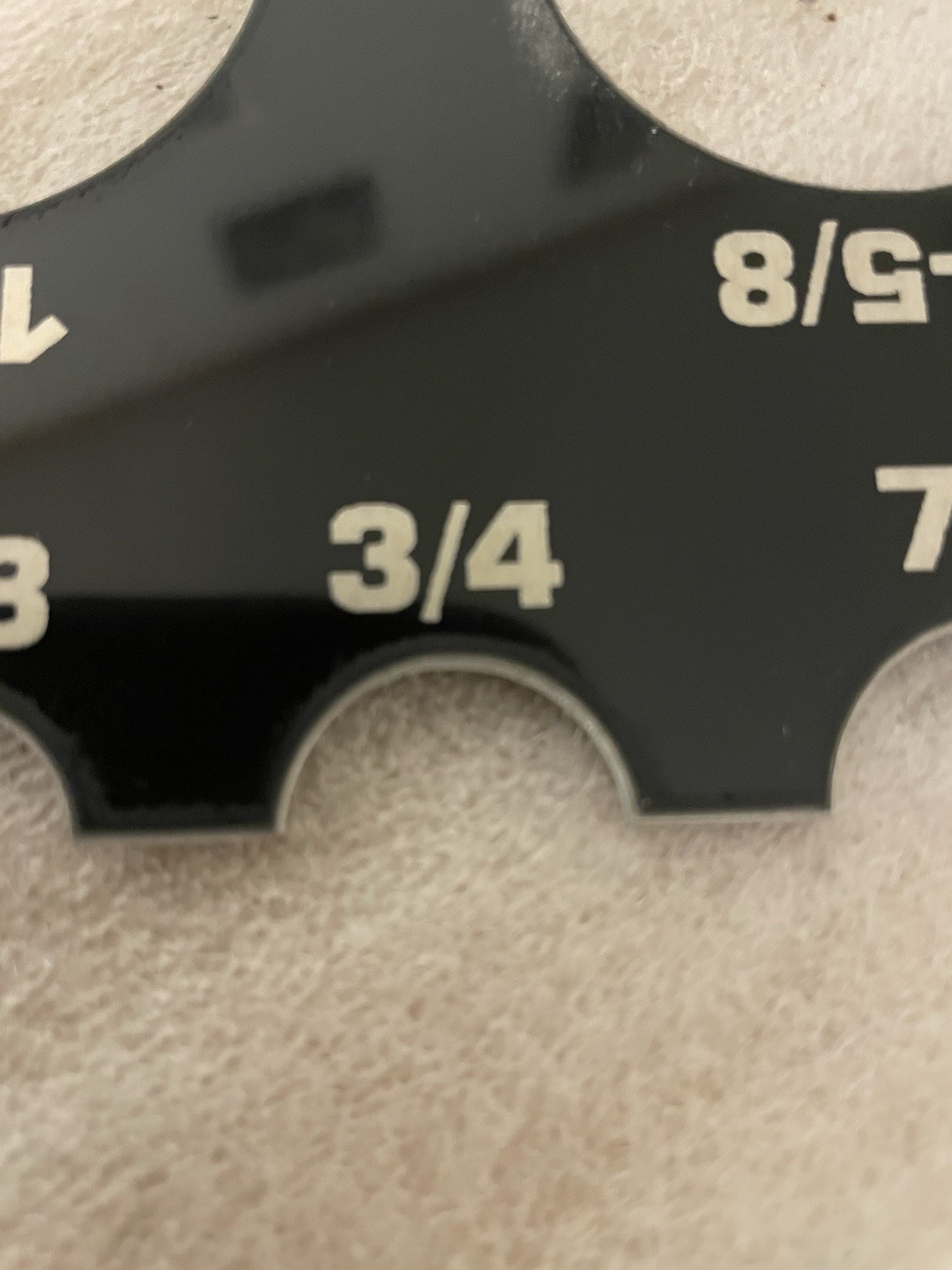 Round Tubing Diameter Gauge - 1/2" up to 1-3/4" - IMCA NHRA Brand New