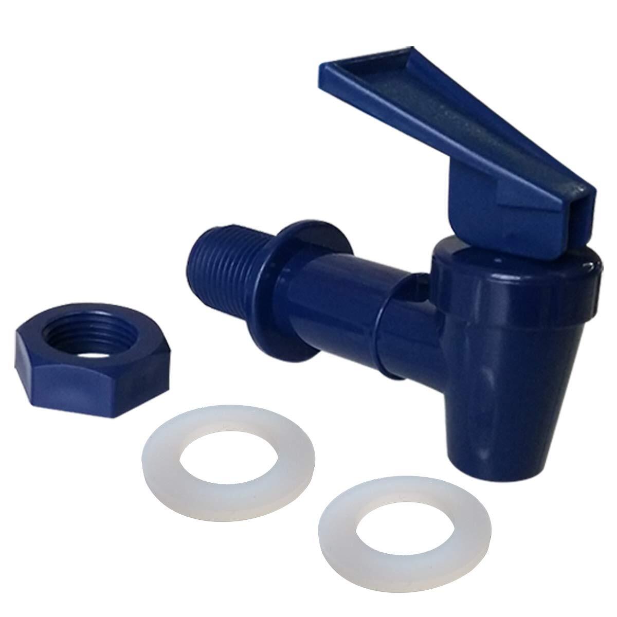 Replacement Cooler Faucet 2 Blue and 2 white Water Dispensers, Free Spigot