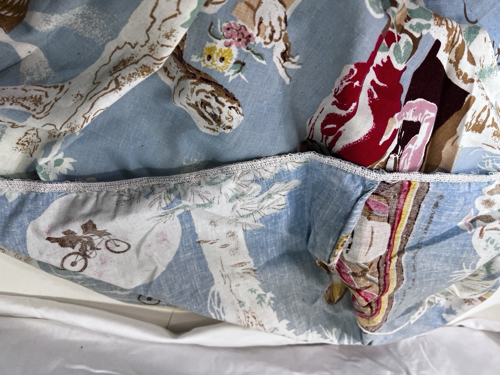 Vintage 1982 E.T. The Extra-Terrestrial Movie Twin sheet set Flat Fitted Movie