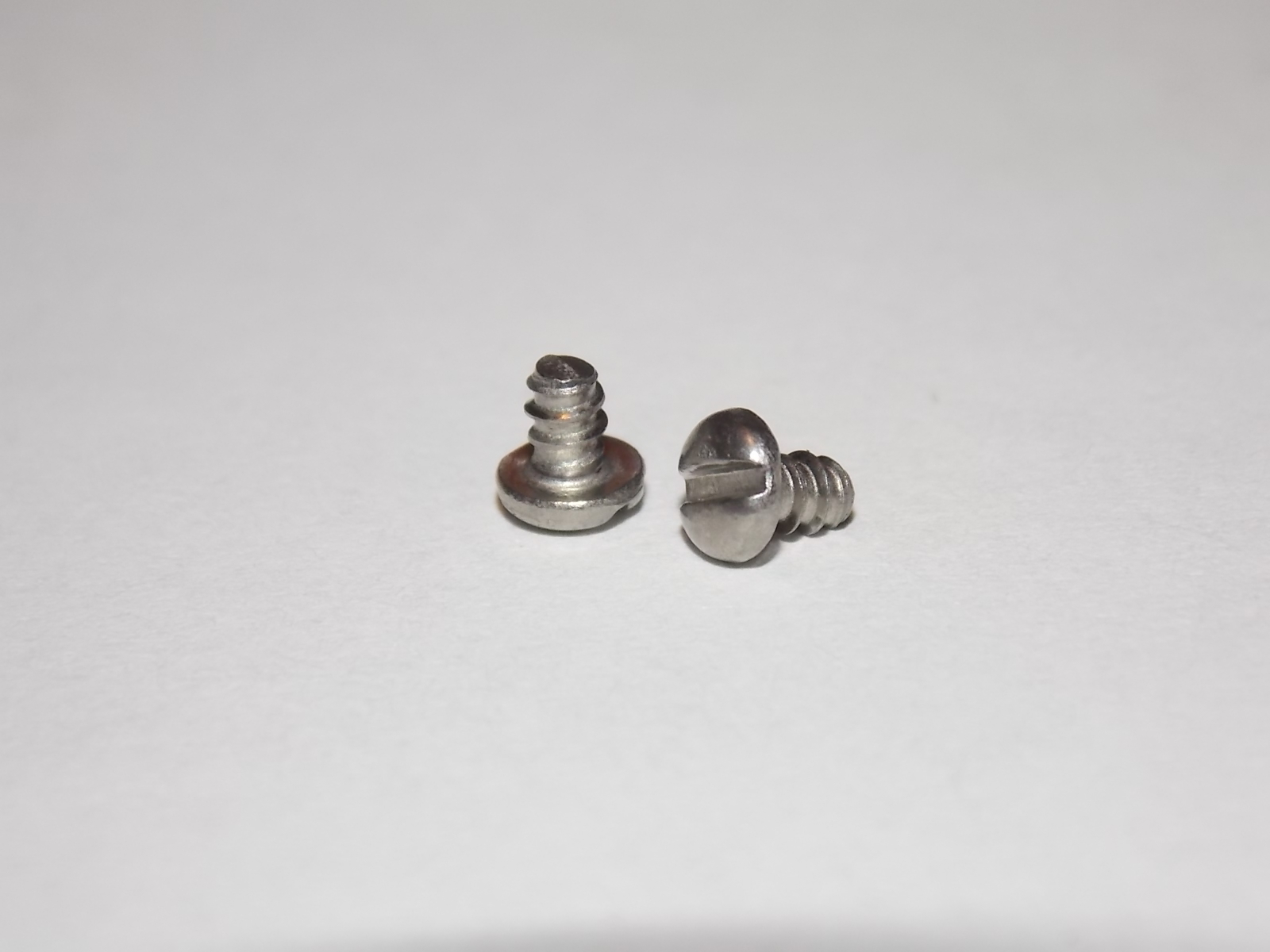 2 SS Head badge screws schwinn & other bicycle headbadge name plate screw