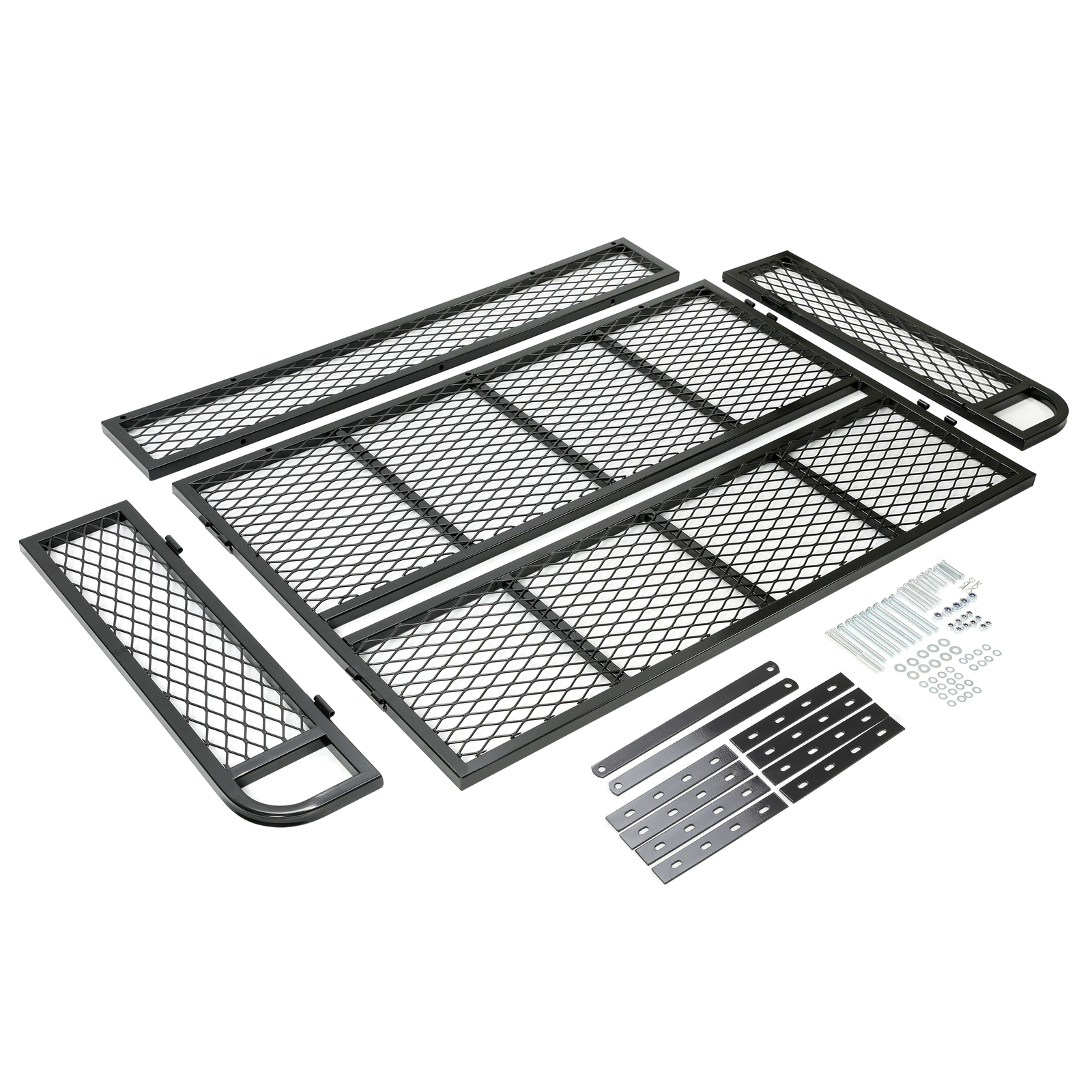 Rear Cargo Basket Rack Storage Carrier Kit For ATV Universal Steel Heavy Duty