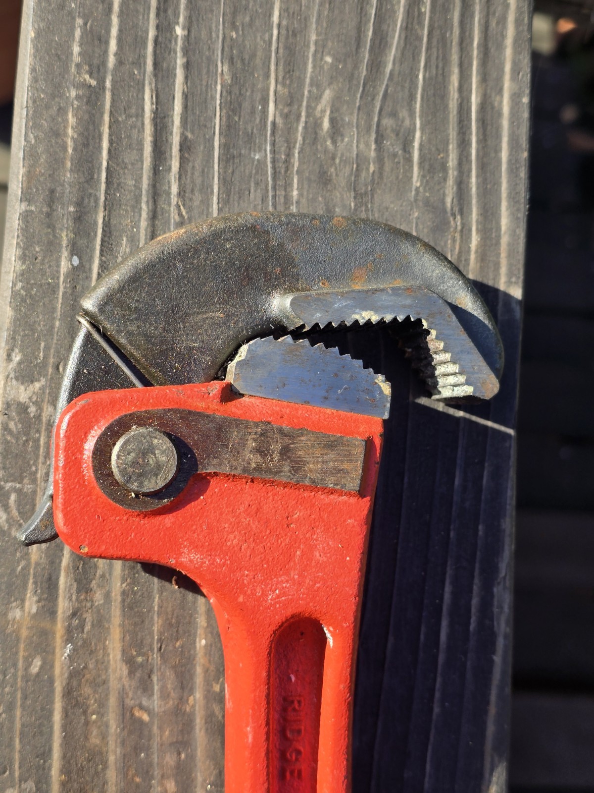 Ridgid 14" Rapidgrip Pipe Wrench USA Elyria, Ohio Heavy Duty