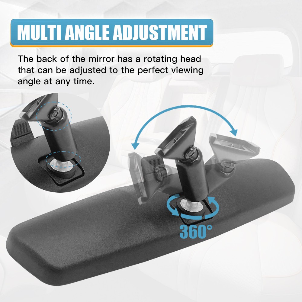 Inside Rear View Mirror Rearview Mirror For Jeep CJ YJ TJ JK Wrangler 1976-2012.