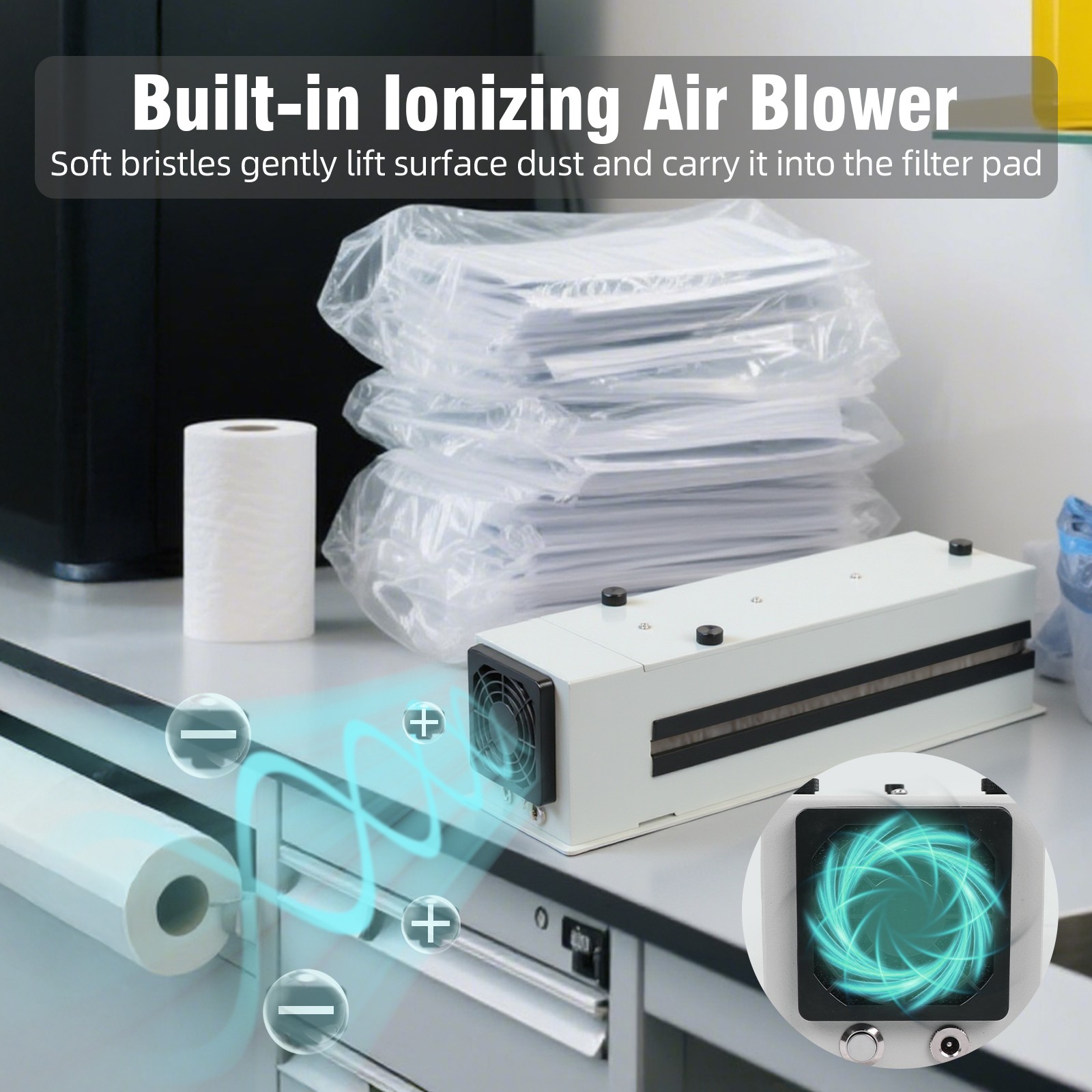 Large Professional Film Anti-Static Electric Dust Remover for 135/120/4x5/8x10