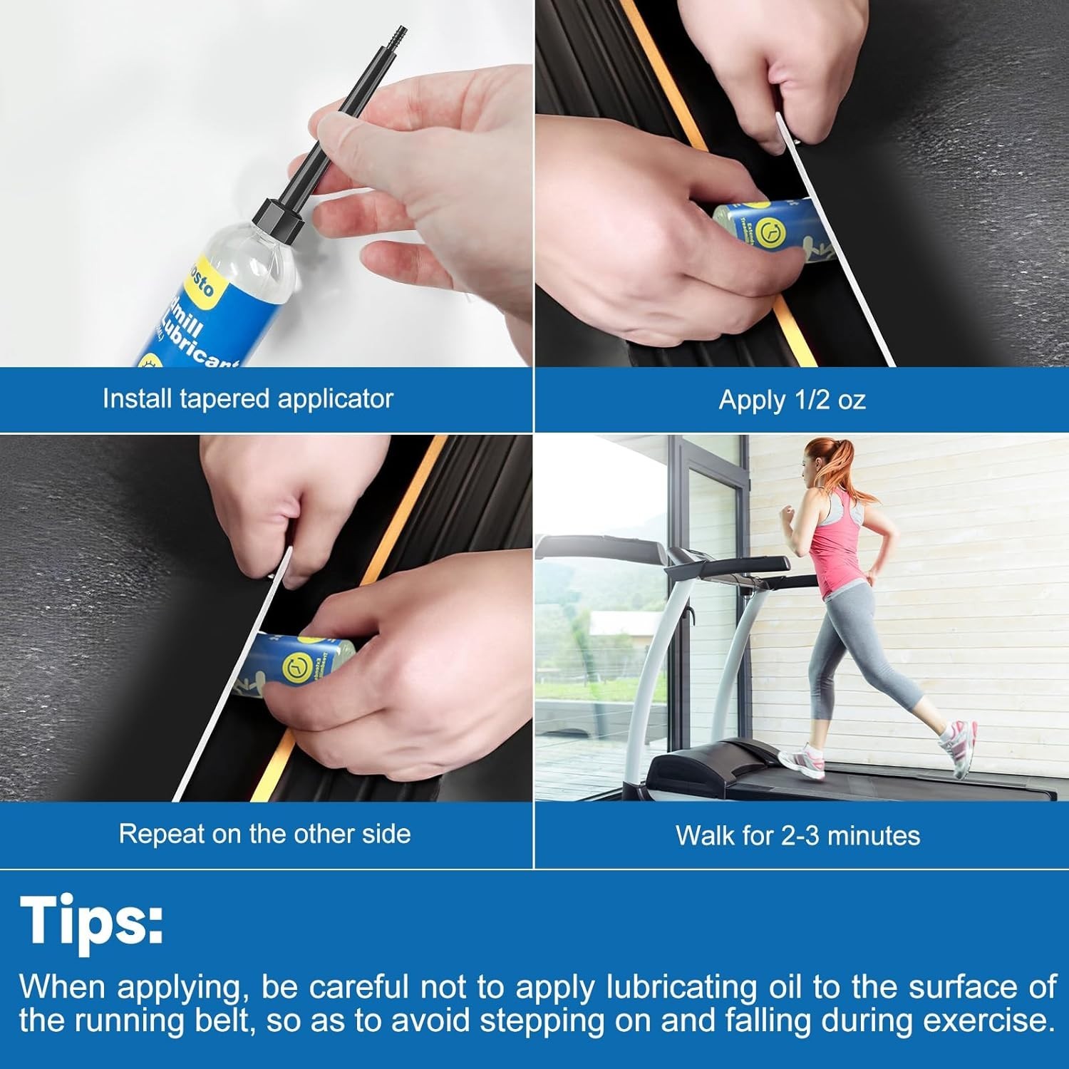 Treadmill Lubricant for Belt, 100% Silicone Treadmill Belt Lubricant, Treadmill