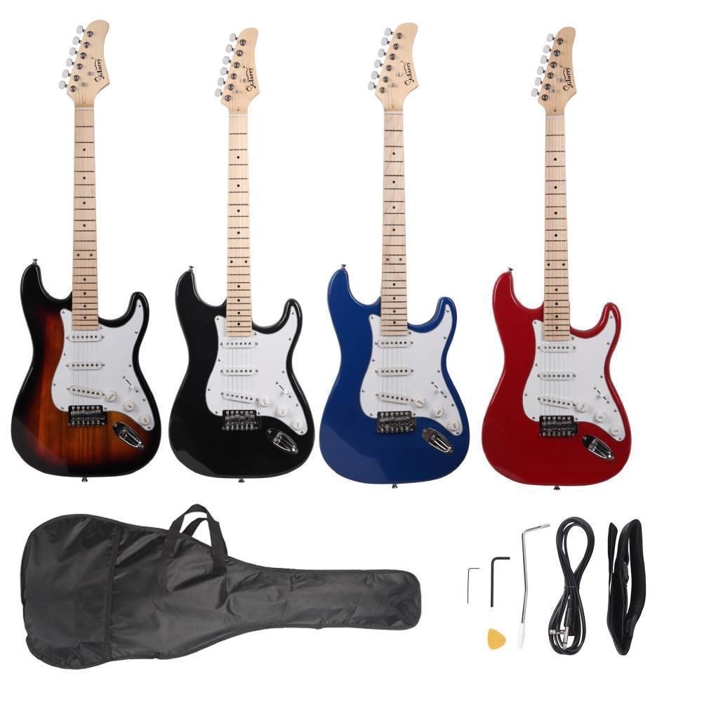 New Glarry 39" GST Maple Fingerboard Right Handed Electric Guitar with Bag