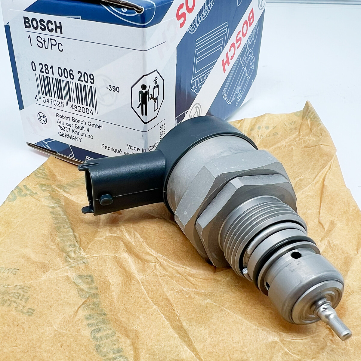 OEM 0281006209 FUEL RAIL PRESSURE REGULATOR for 14-19 DODGE RAM ECODIESEL 3.0L