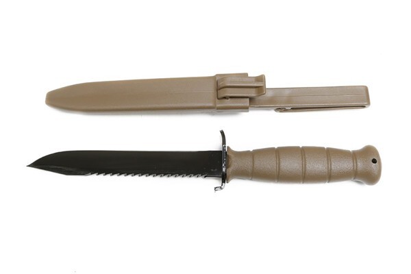 GLOCK FDE KD039179 Field Knife w/Sheath 6.5" w/Saw SAME DAY FAST FREE SHIPPING