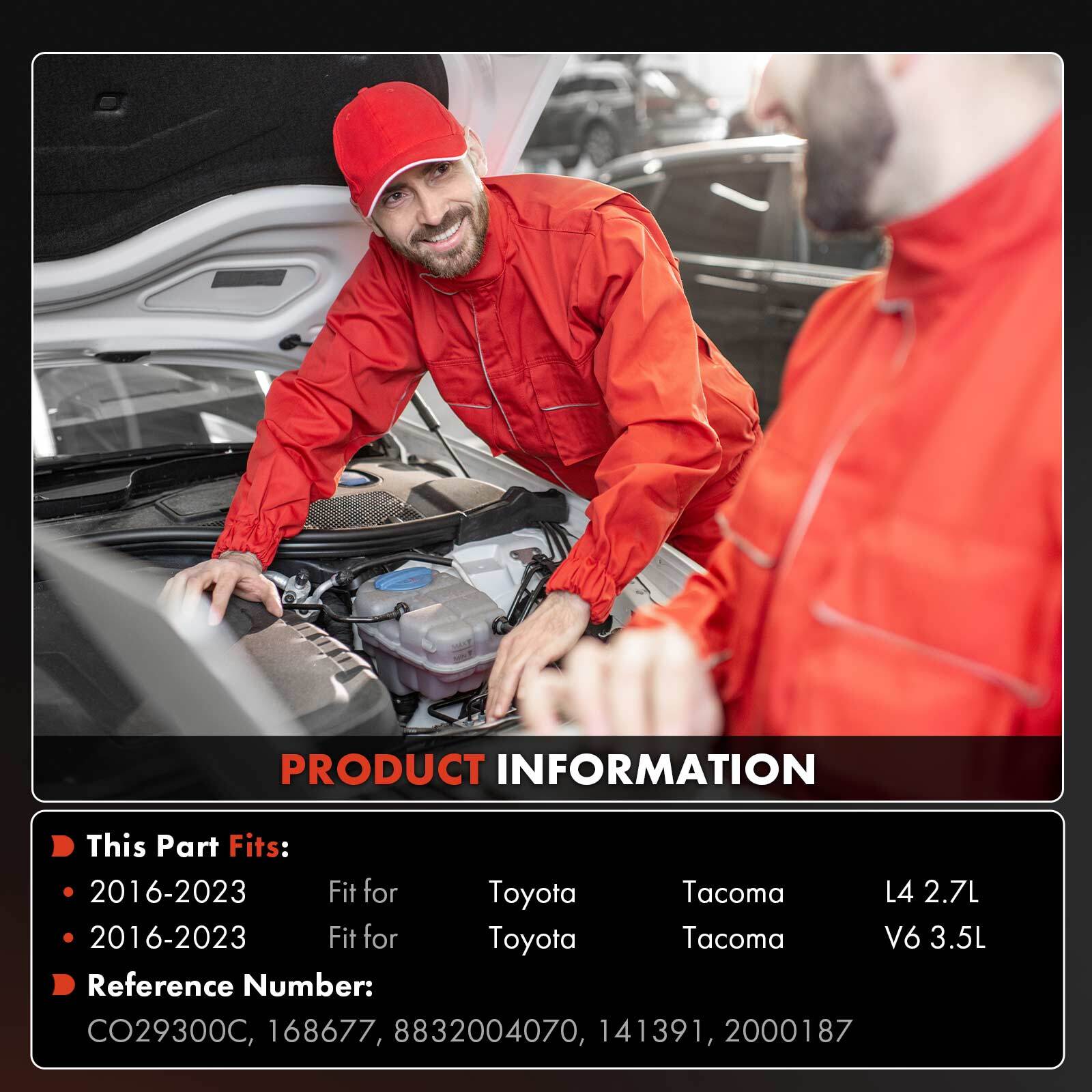 A/C Compressor with Clutch & Pulley for Toyota Tacoma 2016 2017-2023 2.7L 3.5L