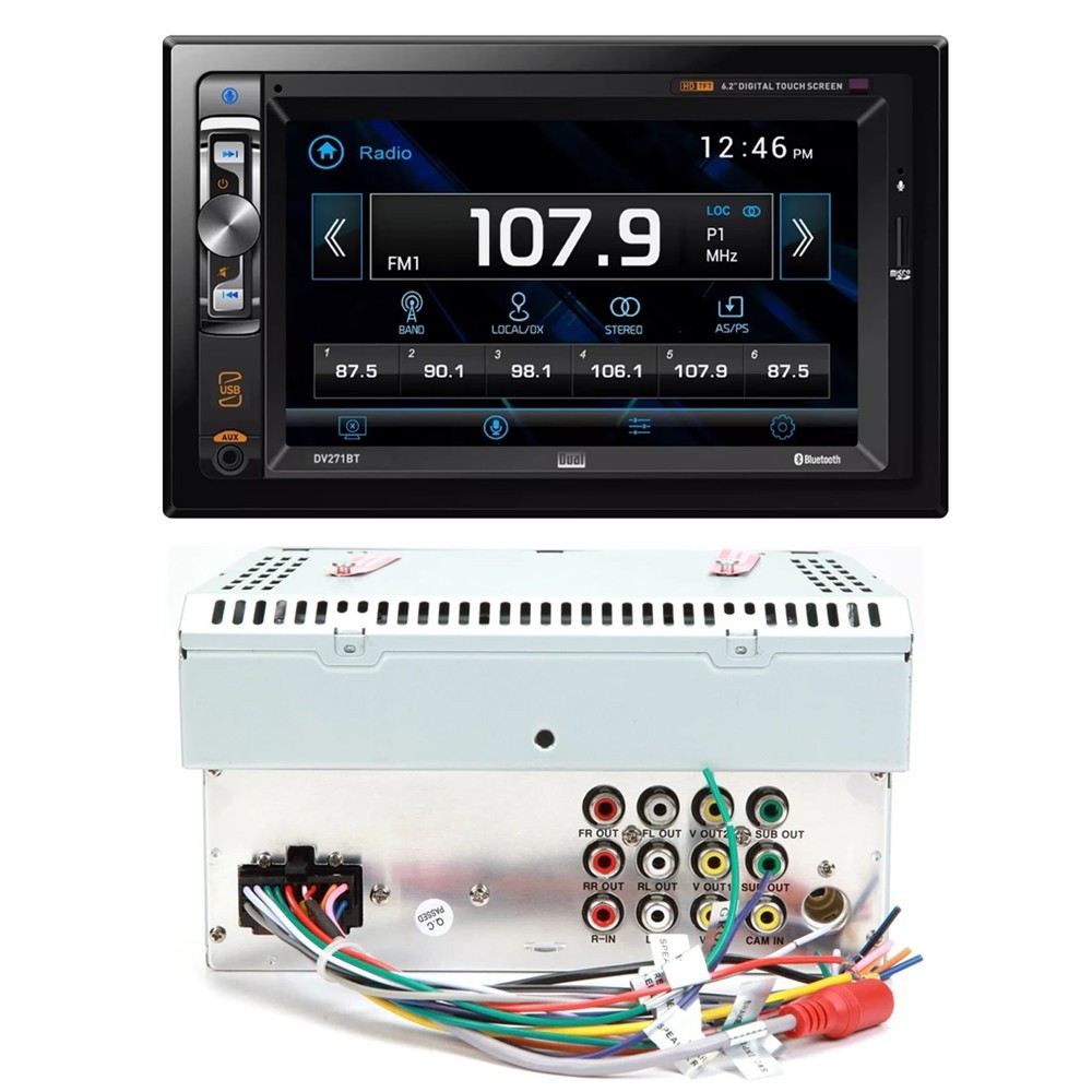 For 2001-2006 Acura MDX DV271BT Bluetooth Car Stereo + Radio Install Dash Kit