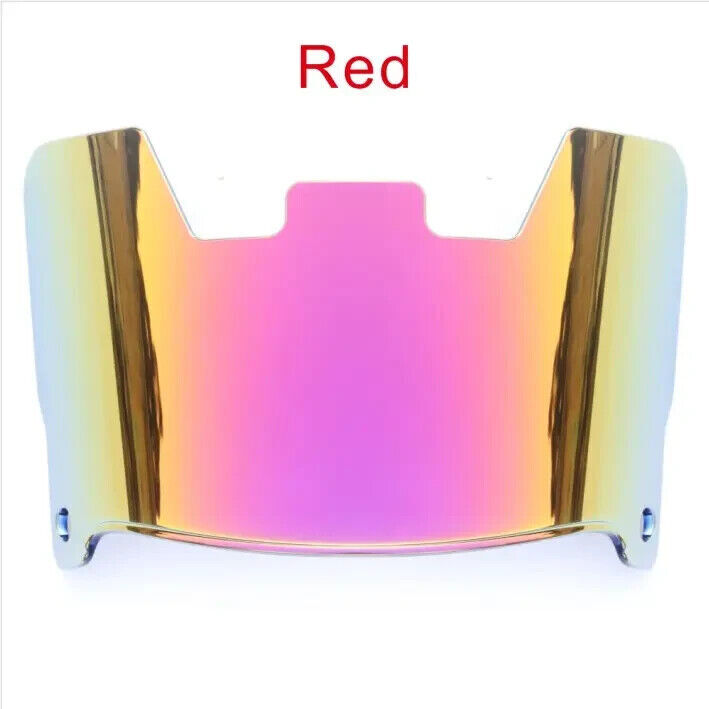 Full Size Football Helmet Visor With Under Armour Style Clips Youth & Adult