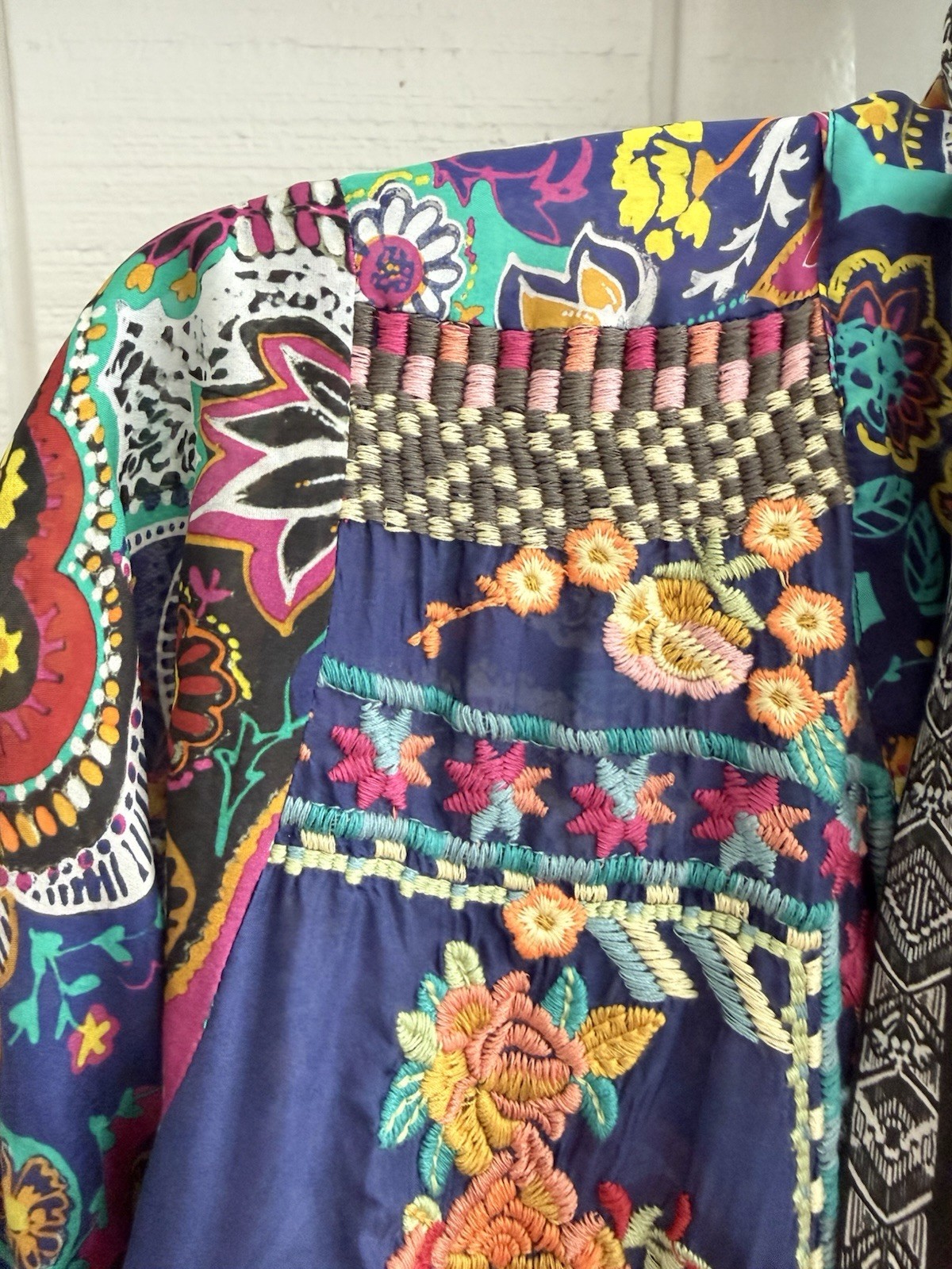 New With Tag Johnny Was Hanna Silk Kimono XS (2-6)