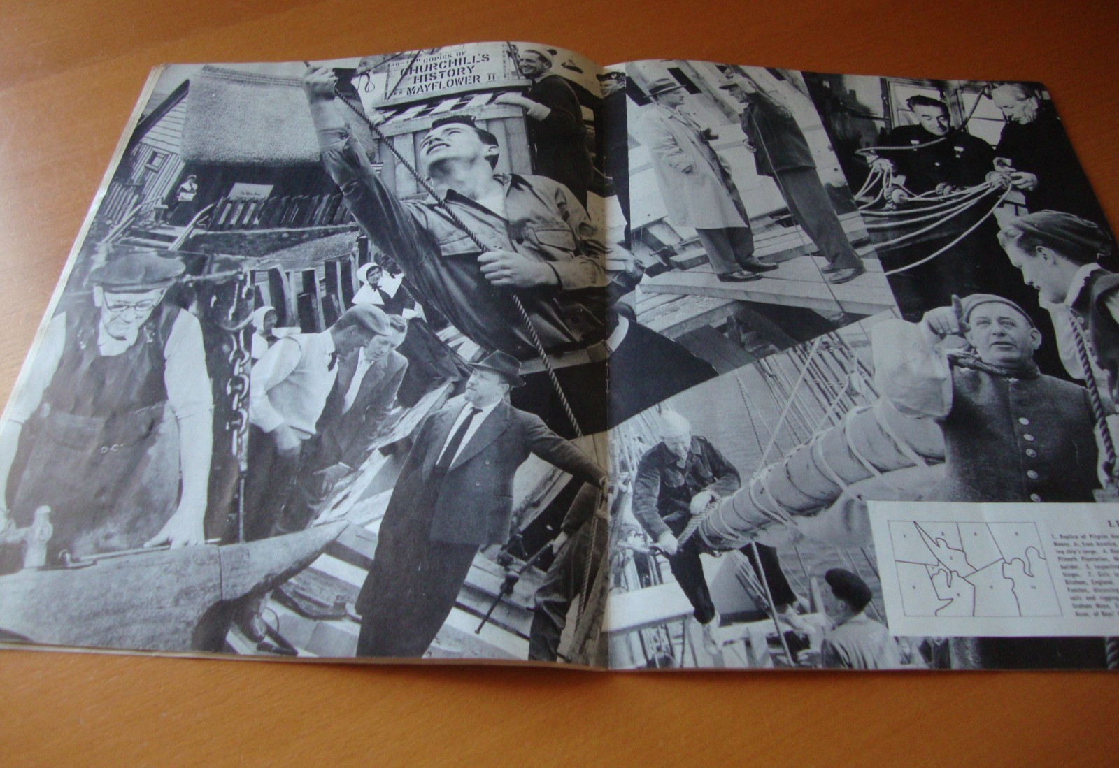 Vintage Mayflower II Official Souvenir Booklet NY Mayflower II Exposition 1957