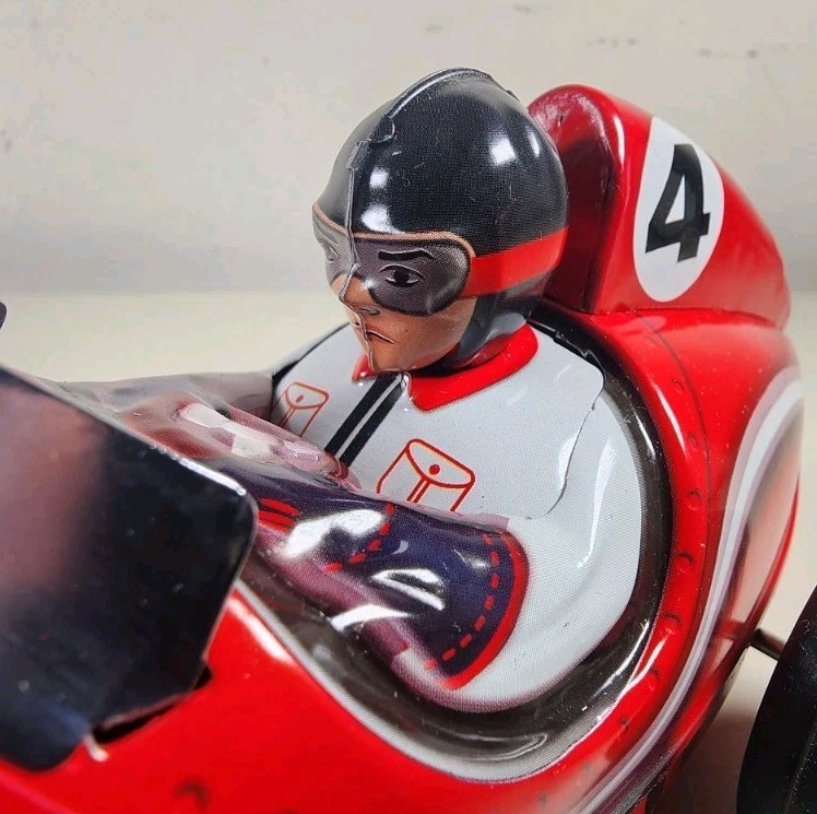 Schylling Tin Grand Prix Racer With Piston Pounding Engine Sound NIB