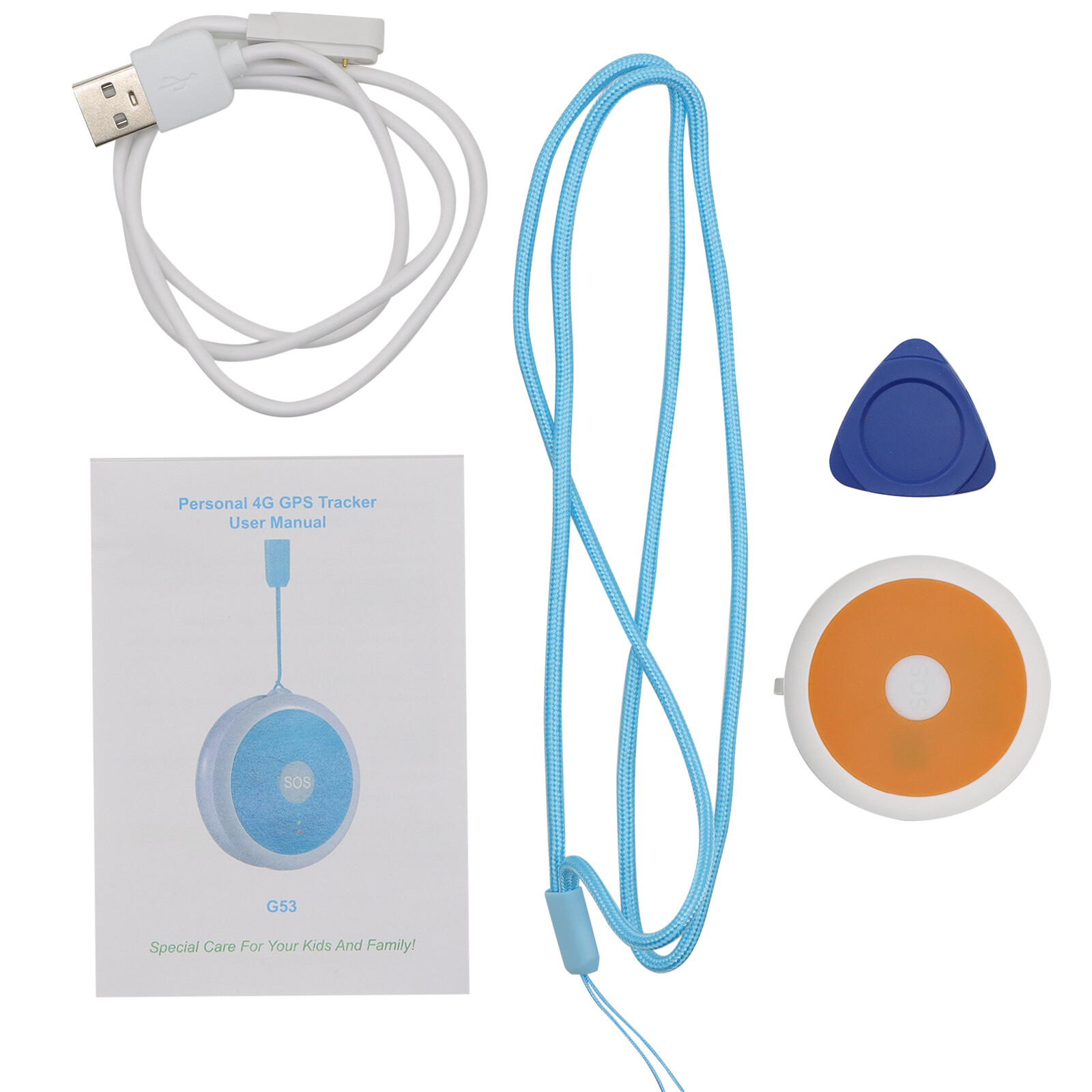 4G Mini GPS Tracker Real time Tracking Device SOS Location For Kids Elderly