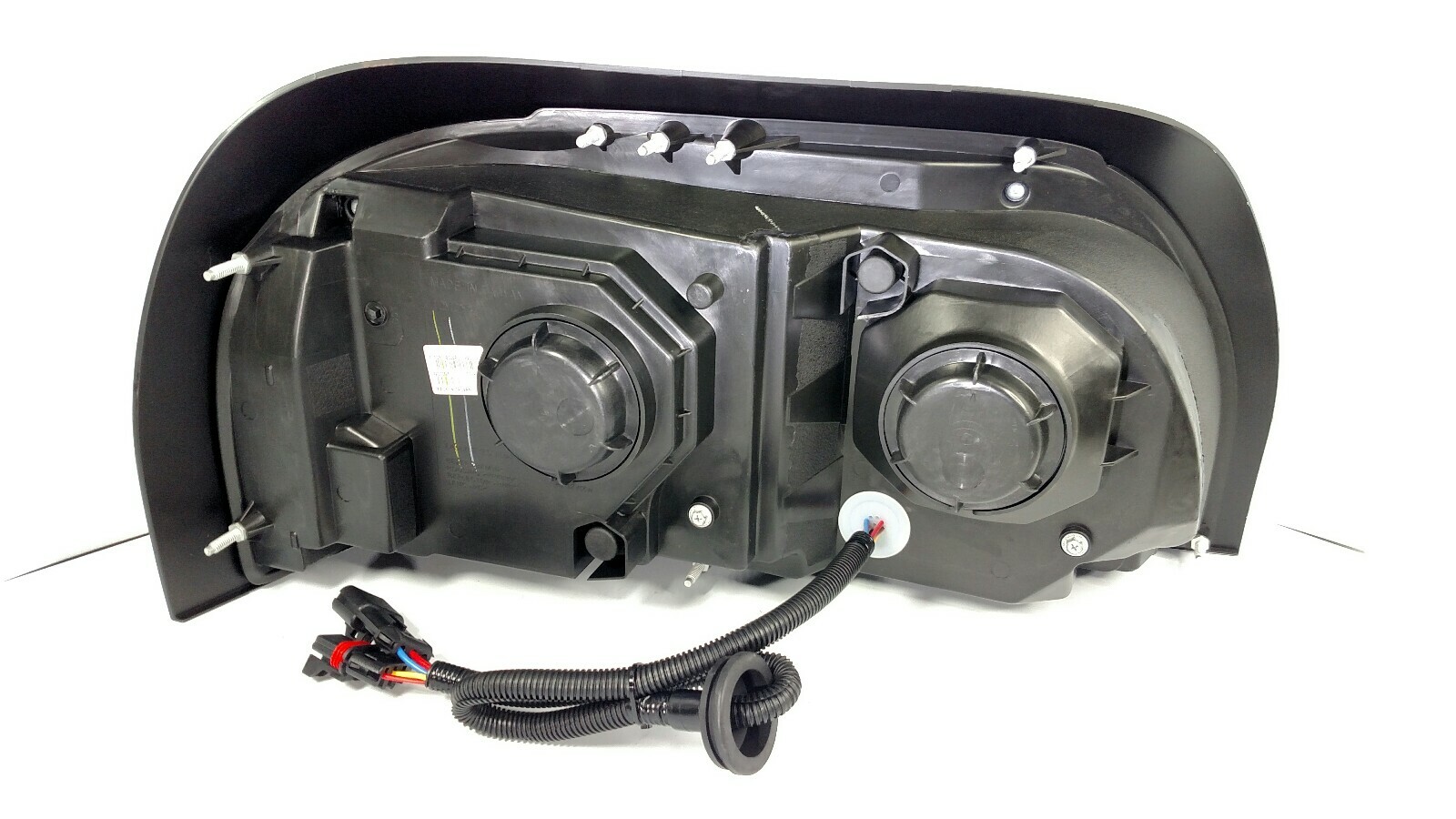 LH Chrome Headlight w/ LED Turn Signal & Light Bar For Freightliner Century