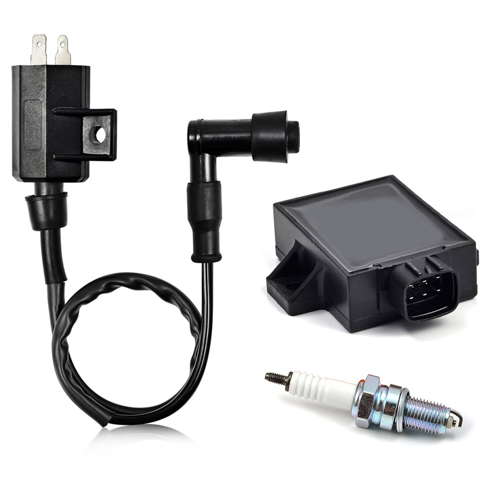 Ignition Coil Spark Plug CDI Kit For Kawasaki Bayou 250 KLF250A KLF250 2003-2011