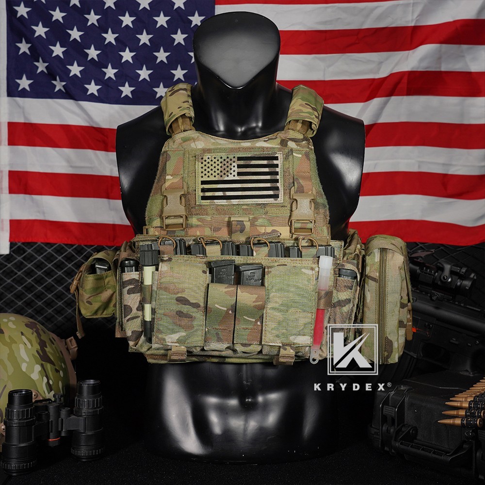 KRYDEX Tactical MF IV Placard Magazine Pouch Front Panel for Vest MC Camo