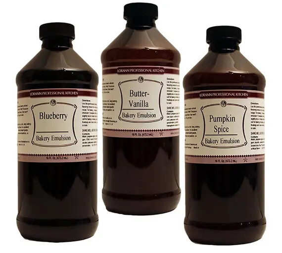 LorAnn Oils 16 oz Bakery Emulsion (select Flavor Below)