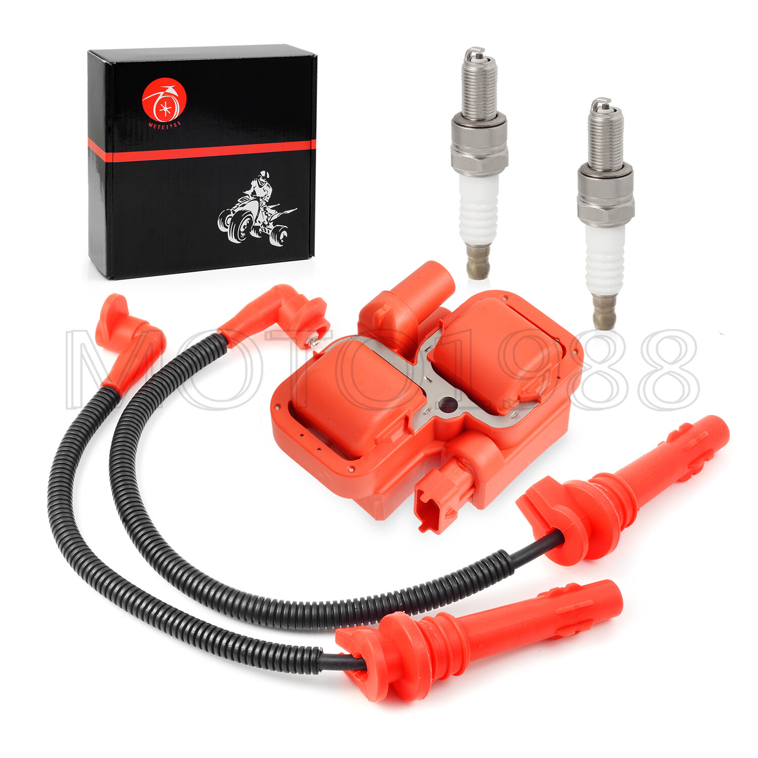 14-23 for Polaris RZR XP 4 S 900 1000 RS1 Turbo Ignition coil Spark Plug W/ Wire