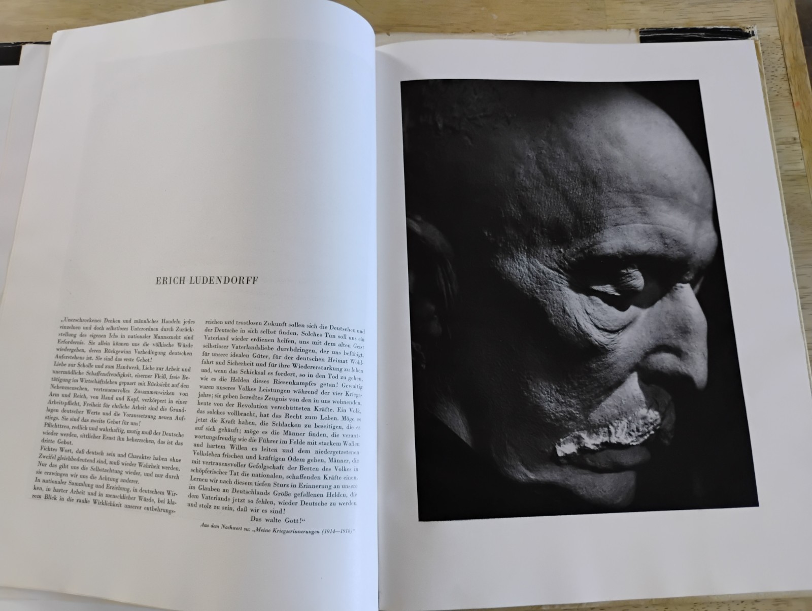 RARE GERMAN DEATH MASK BOOK WW2 PROPAGANDA THIRD REICH WWII ROSEMARIE CLAUSEN