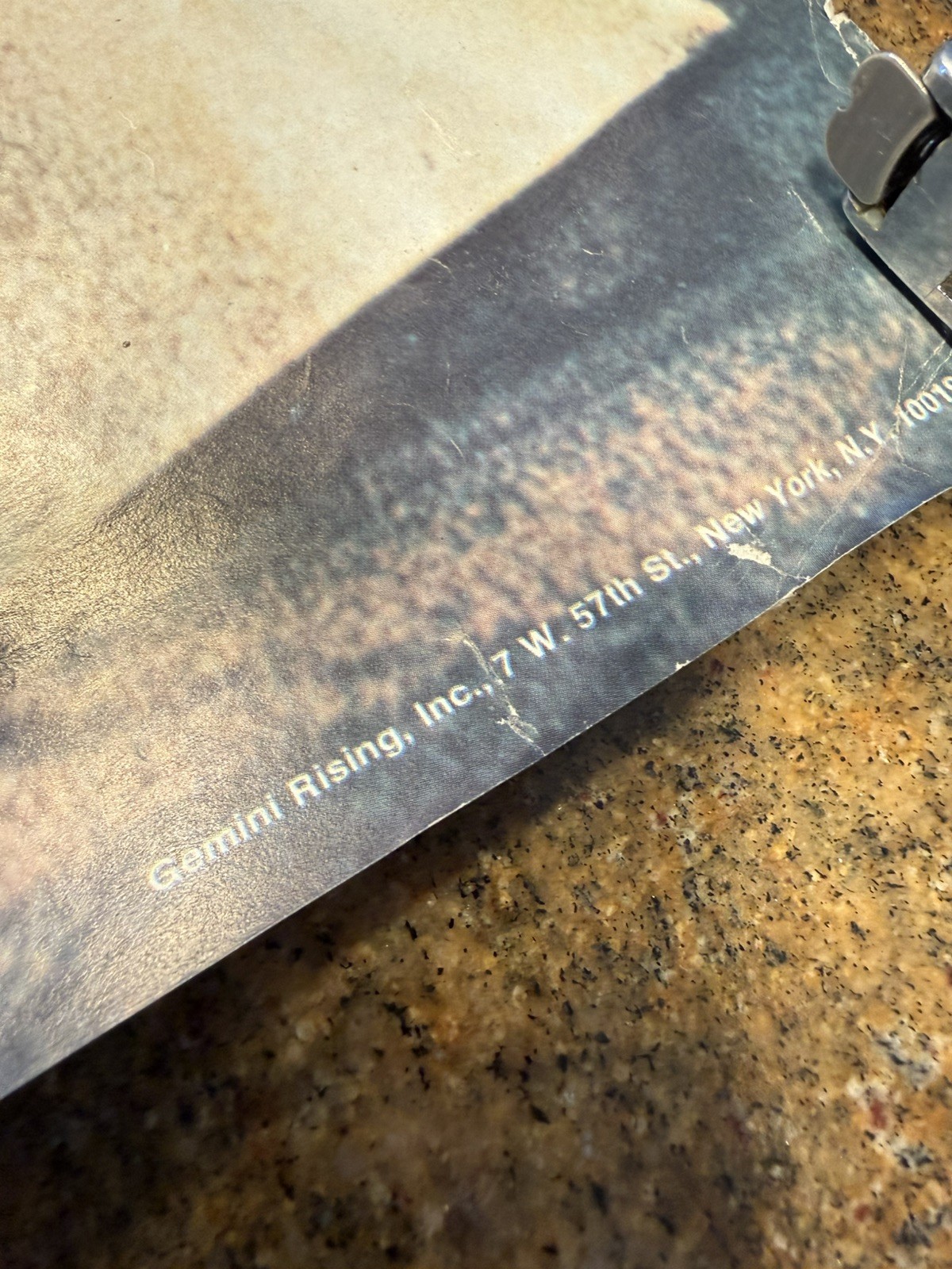 Vtg 1970s ELVIS PRESLEY POSTER #RK270 GEMINI RISING - PHOTO by JENNA Original