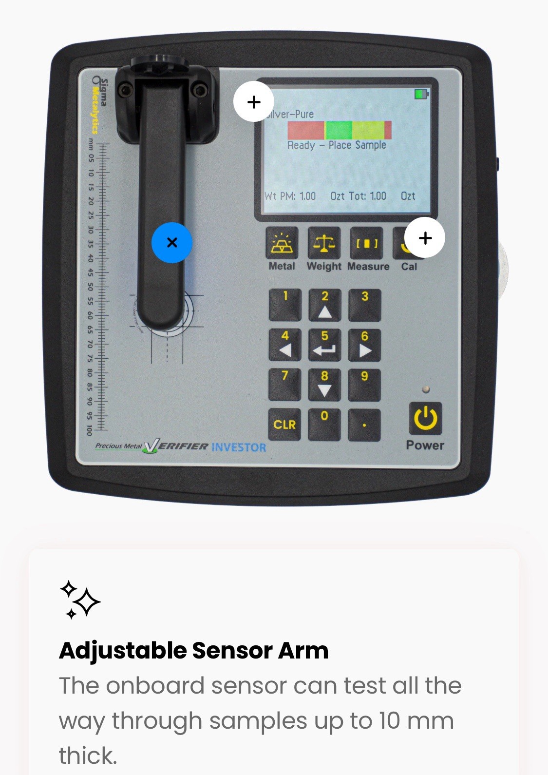 IN STOCK New Sigma Metalytics Investor Precious Metal Verifier SM3012 3 Wands