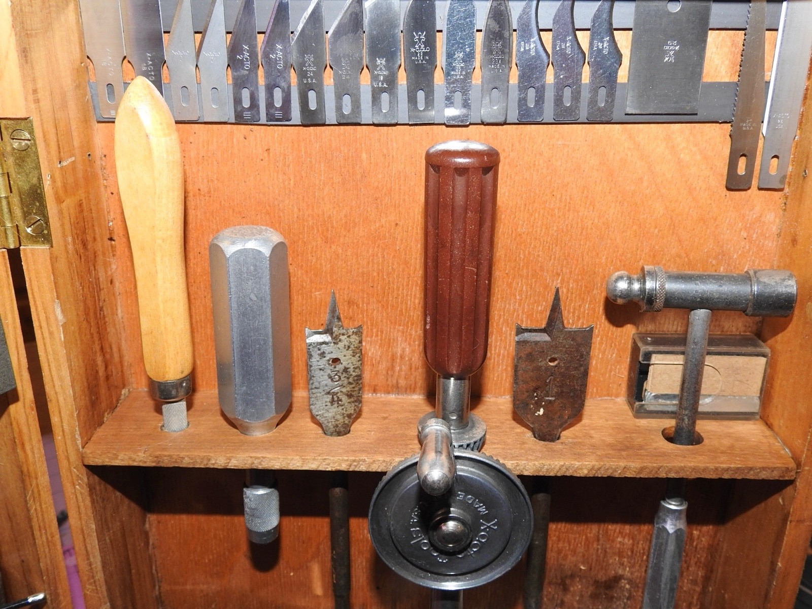 🇺🇸 RARE VINTAGE X-ACTO #88 HOBBY TOOL CABINET FROM 60's -UNIQUE GIFT!🇺🇸