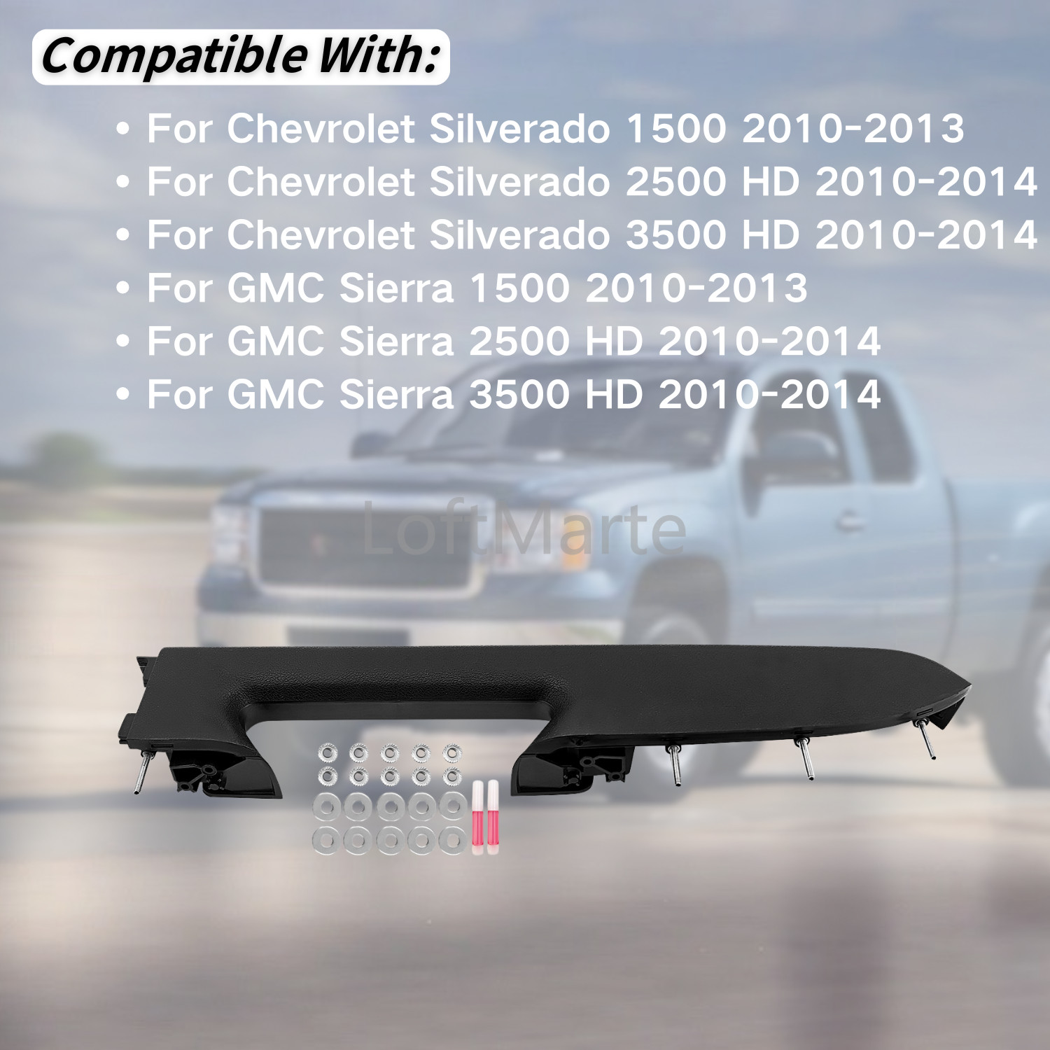 22818465 Left Armrest Repair Kit for Chevy Silverado GMC Sierra 2010-2014