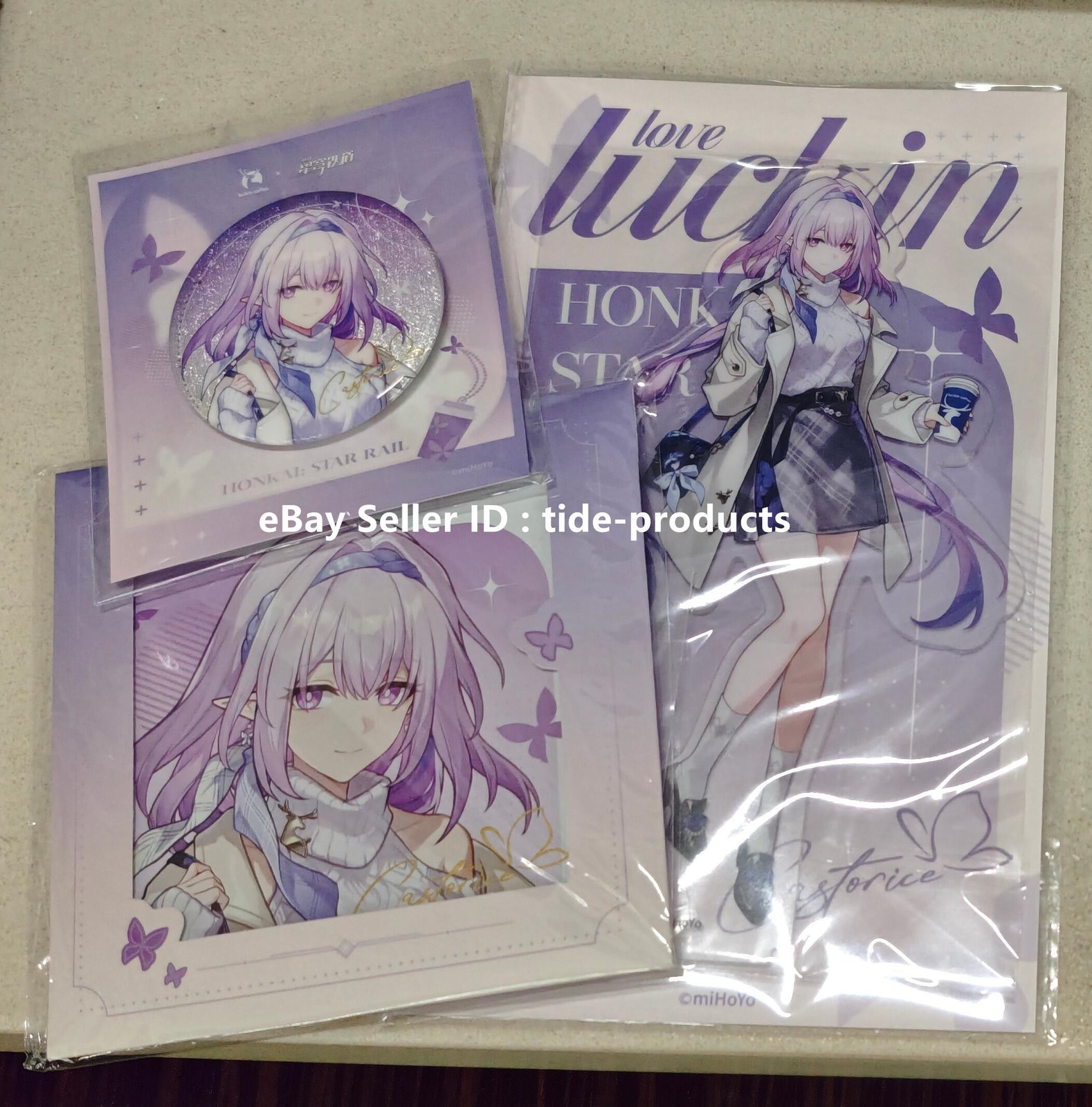 miHoYo Official Luckin Coffee Honkai: Star Rail Phainon Castorice Collab Set HSR