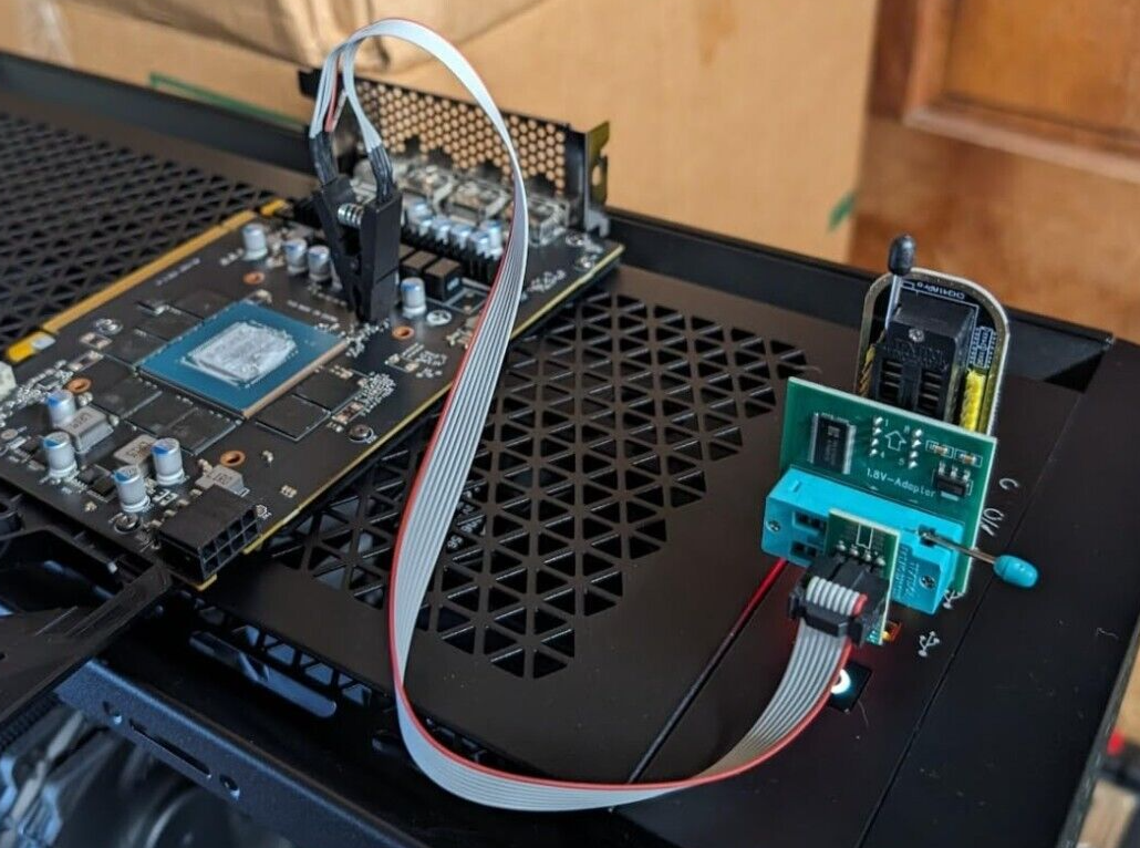 BIOS USB Programmer CH341A+SOIC8 Clip/Adapter+1.8VAdapter For 24 25 Series Flash