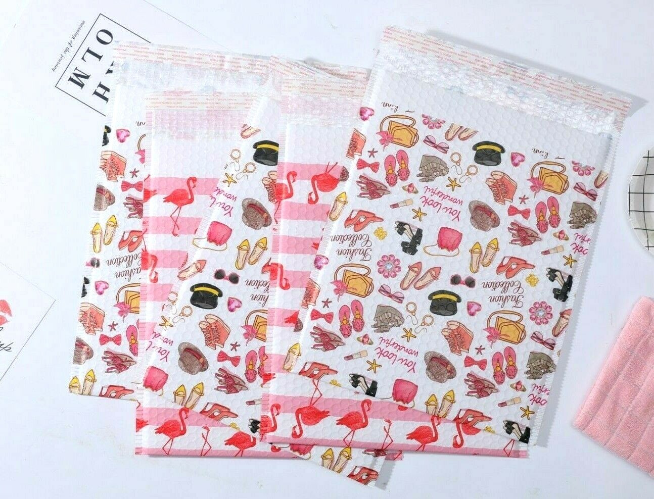 Shipping Bubble Mailers Poly Mailing Padded Envelopes Bags ANY SIZE 12 COLORS