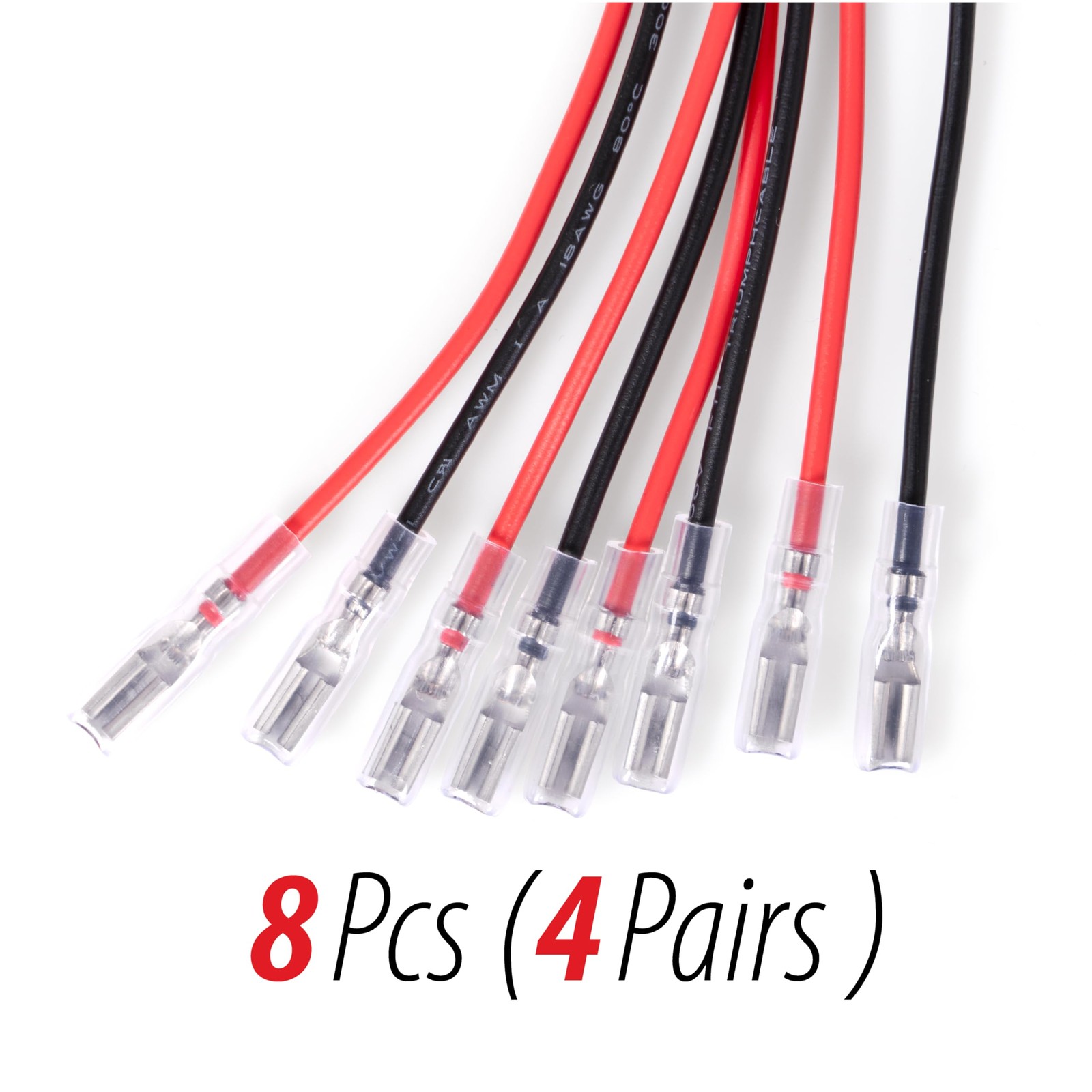 110 Terminal Wires – Mini Spade Quick Connect/Disconnect 0.110" (2.8mm) Femal...