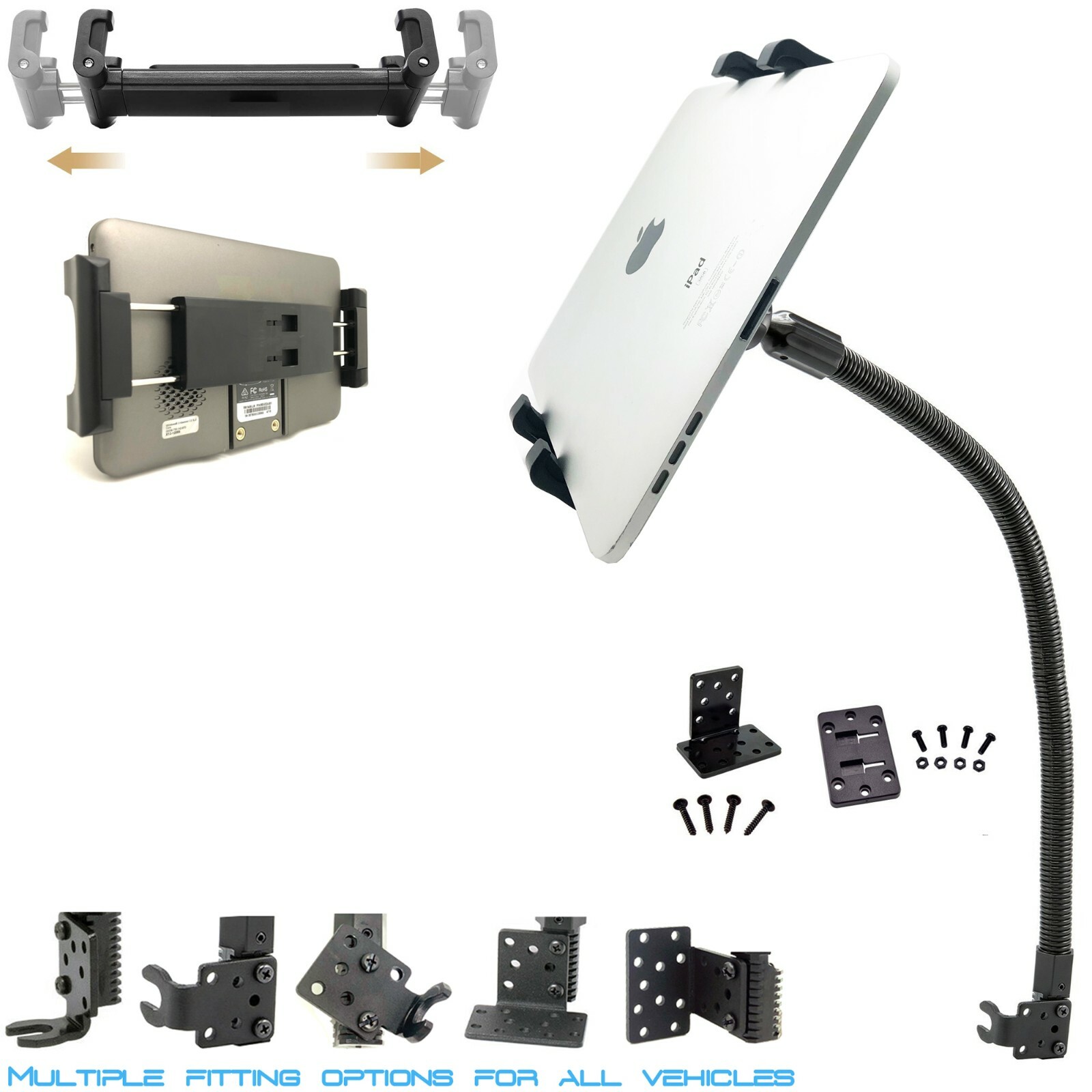 HEAVY DUTY 22" TRUCK Floor Seat Bolt ELD Mount for IPAD PRO AIR GALAXY TABLET