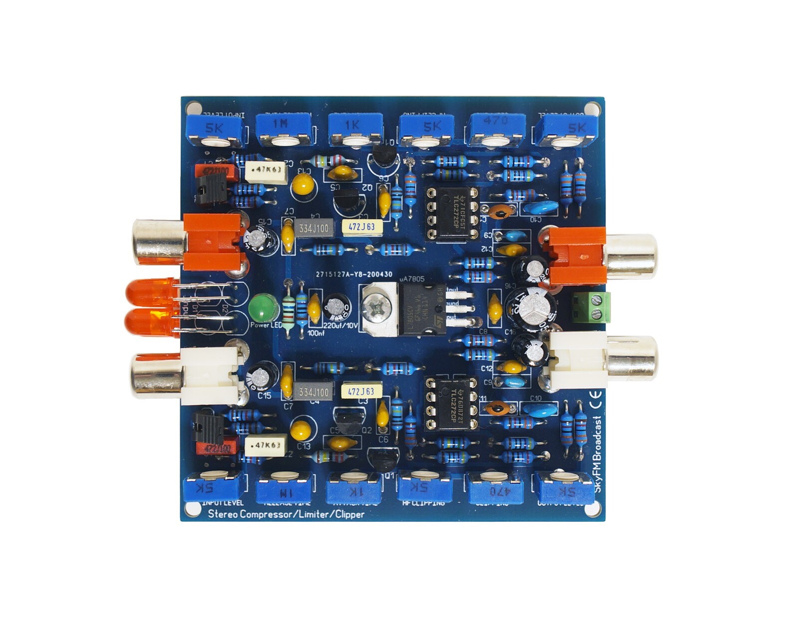 Stereo Compressor Limiter Clipper For FM Transmitter Broadcast