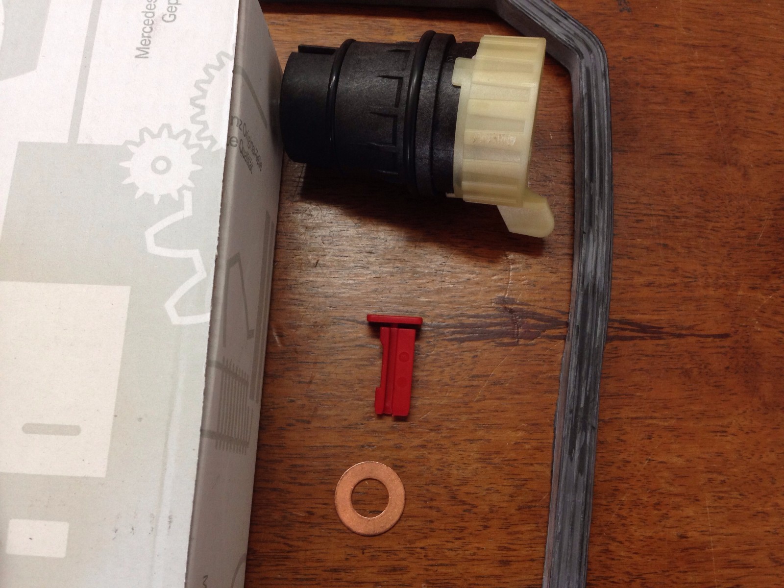 Mercedes-Benz Transmission Filter+Gasket+Plug+Clip Genuine Original 722.6 Kit