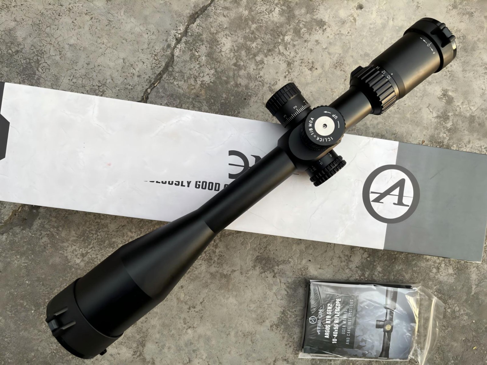 Athlon Argos BTR Gen2 10-40x56mm - APLR2 SFP BLR MOA Riflescope - 214071