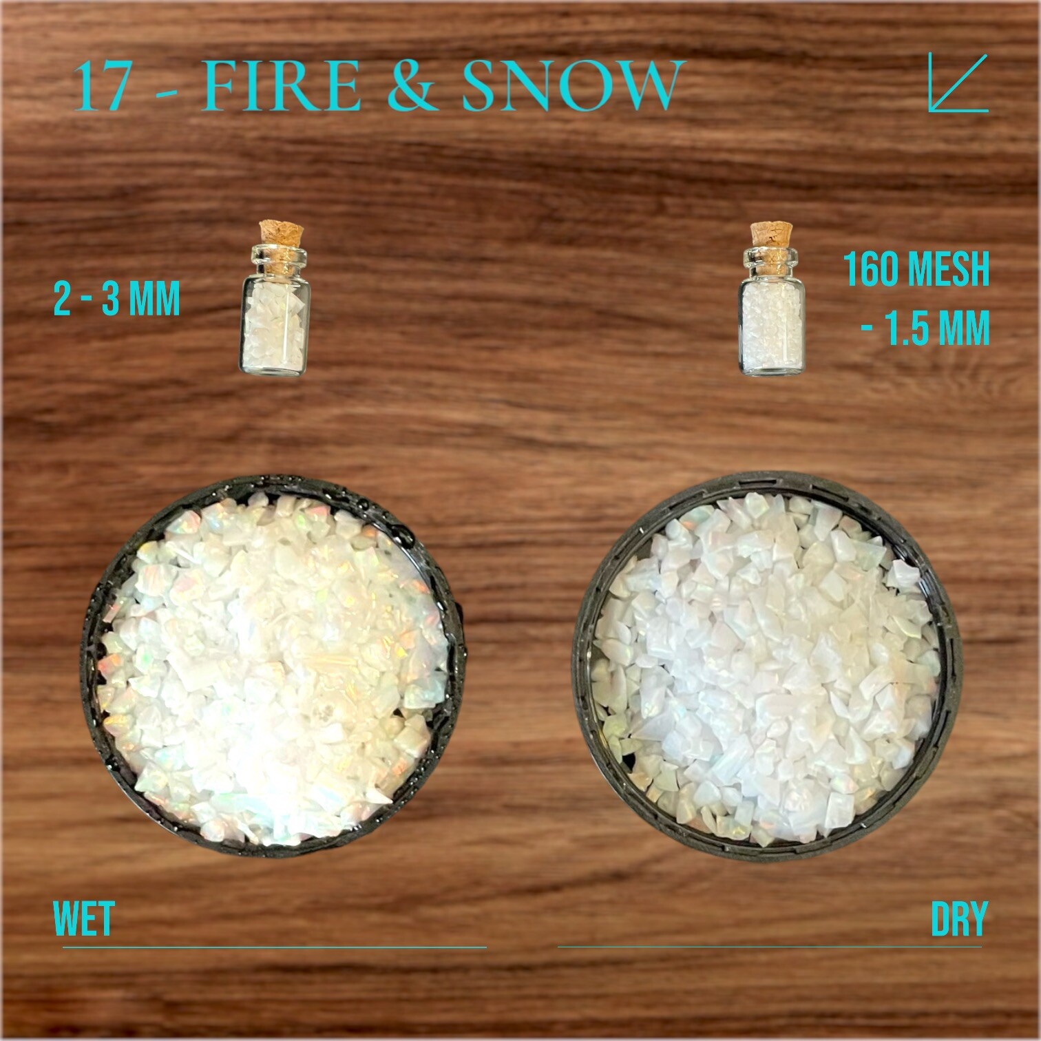 Crushed Opal - Synthetic Lab Made Opal - Sparkles in Jewelry/Wood/Resin Inlays