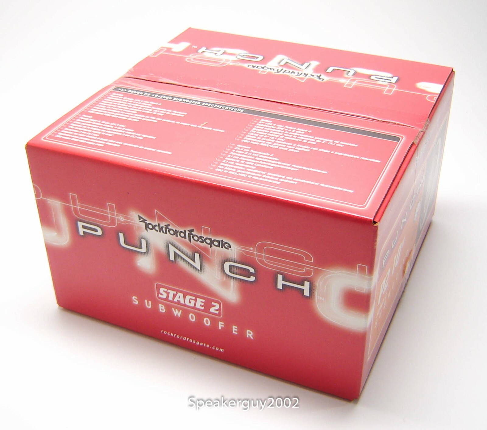 OEM Rockford Fosgate 10" Recone Kit / P210S8 / 8 Ohm