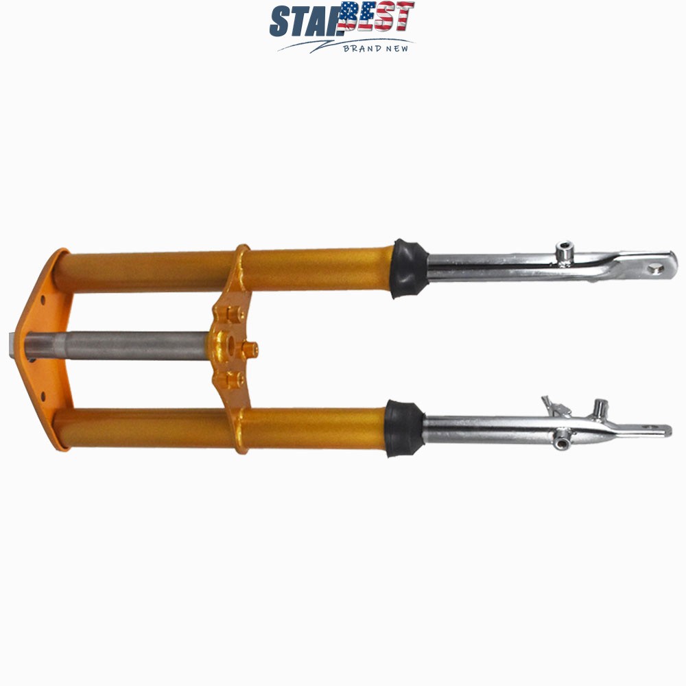 Stock Front Forks Suspension For Honda CRF XR 50 CRF50 XR50 Z50 Drum Brake Gold