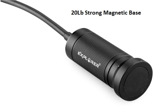 Cree LED Work Light 20'' Flexible Gooseneck & Magnetic Base, 200 Lumen, NextLED