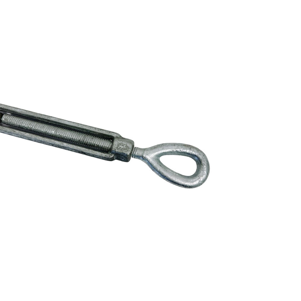 1/2" x 9" Hook Eye Galvanized Turnbuckle Drop Forged 1500Lb WLL Hook Eye Pulley