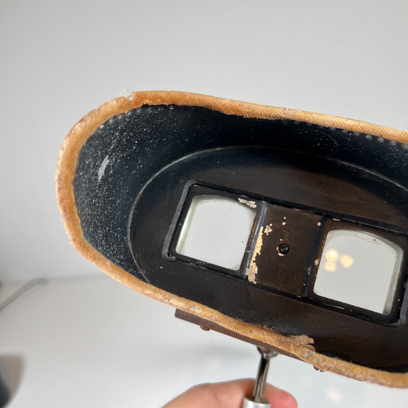 Antique Monarch Stereoscope Viewer Dr Wells Meyrowitz – Card Holder Missing Nail