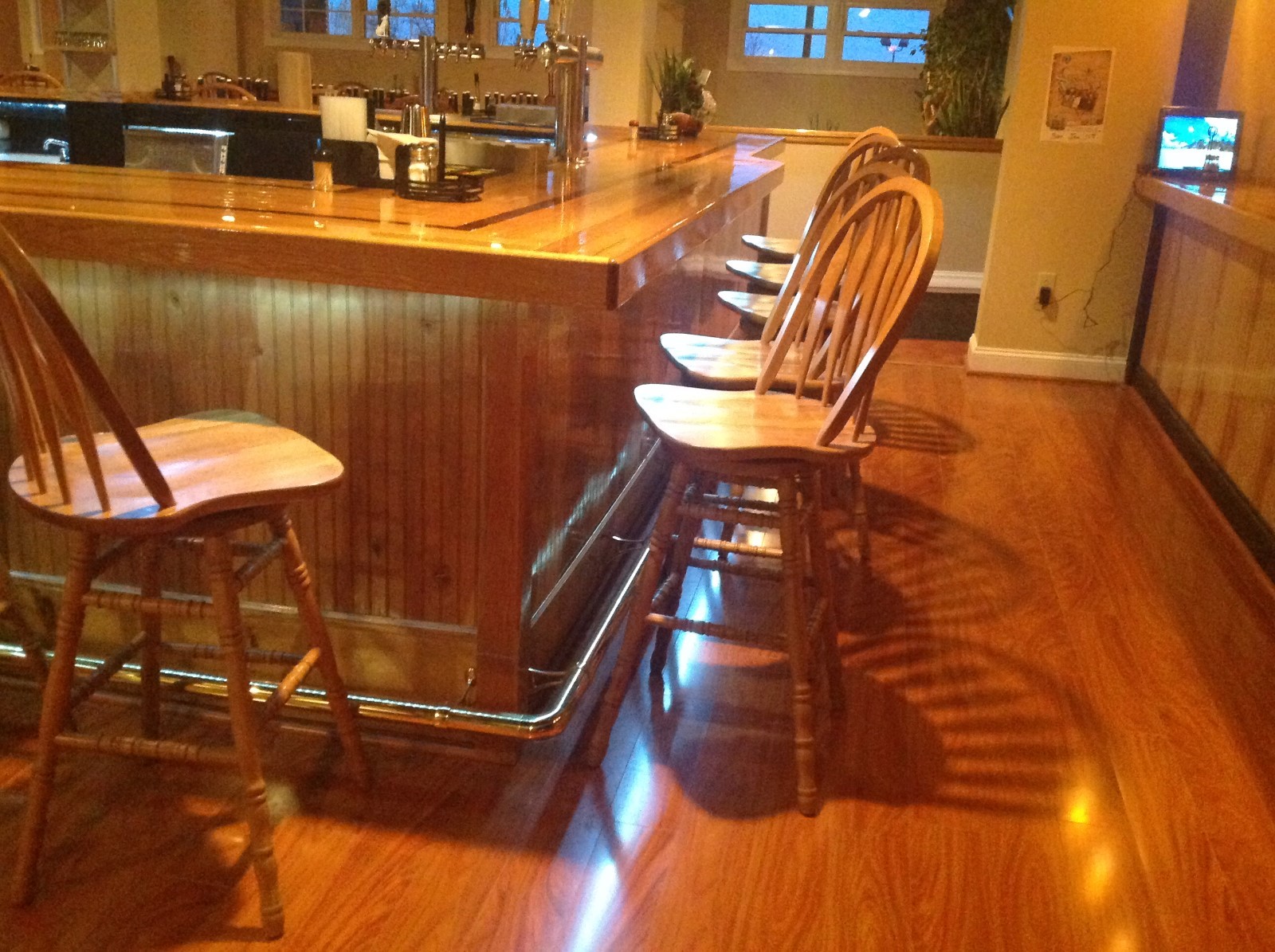 2" OD Bar Foot Rail Rest Kits - Choose Finish Bracket Rail Length-2ft thru 9ft