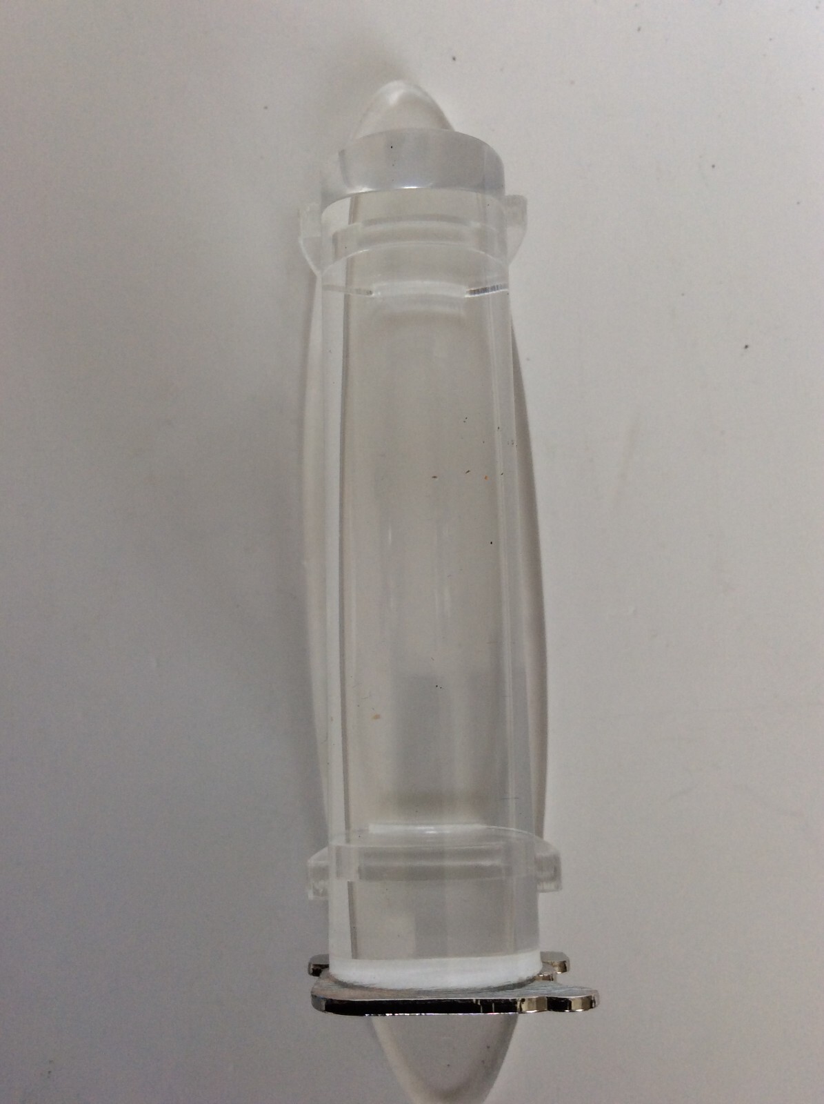 Handgun Firearm Gun Safe Shelf Display Rod - GLOCK Chrome 7/8" by 1" Topper