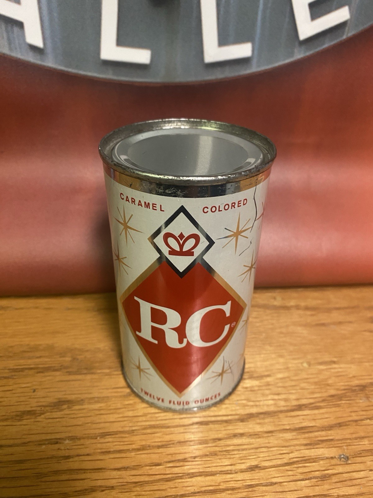 Royal Crown Flat Top Soda Can Rc Cola Old Vintage