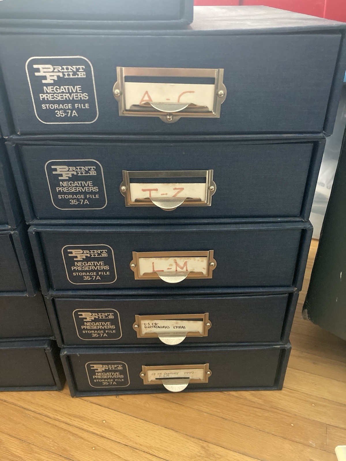 Print File 35mm Negative Preservers 35-7A Archival storage file box camera film