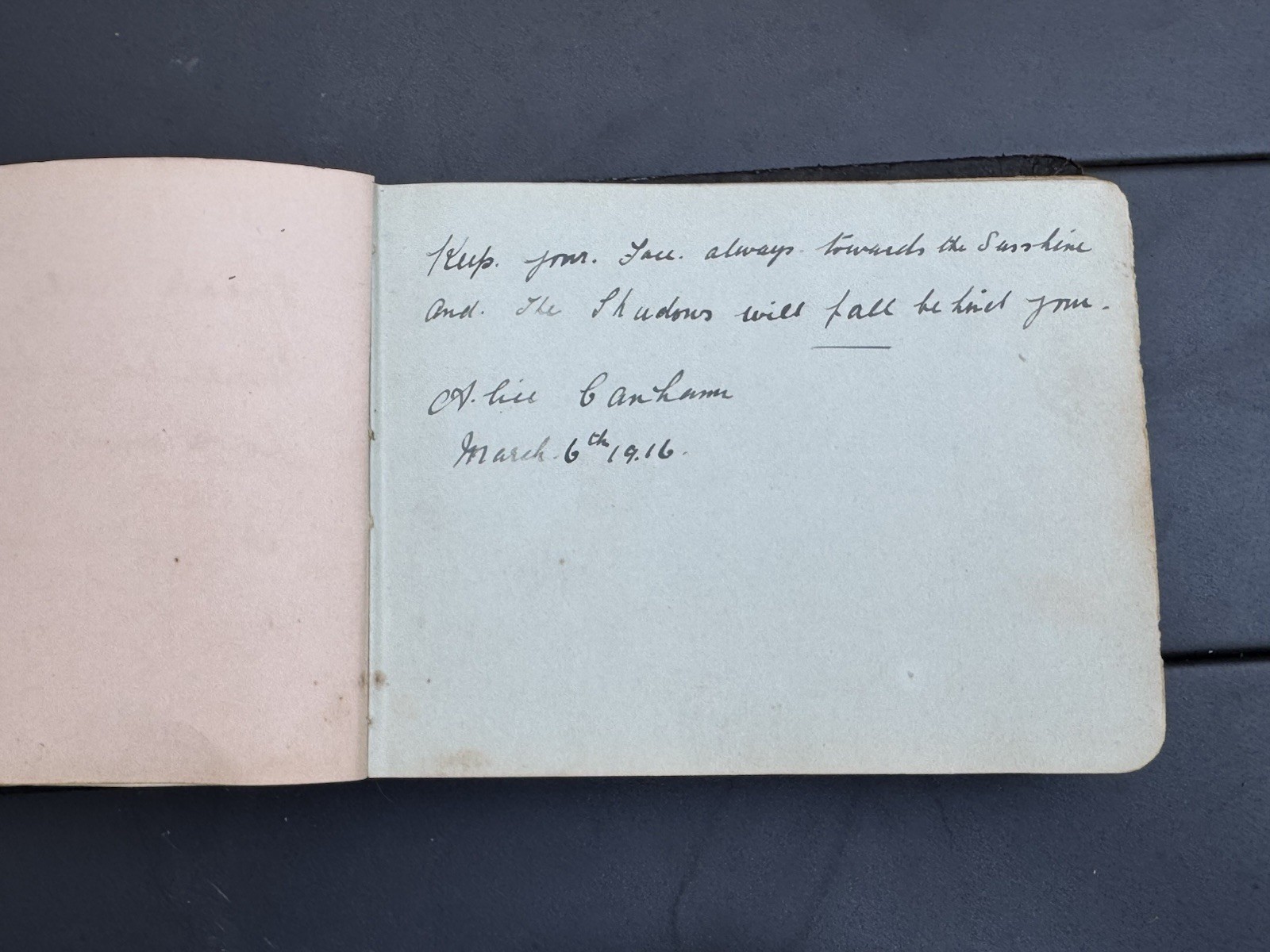 WWI ERA 1916-1920 AUTOGRAPH BOOK WAR ILLUSTRATION DRAWINGS & LOVE POEMS RARE!!