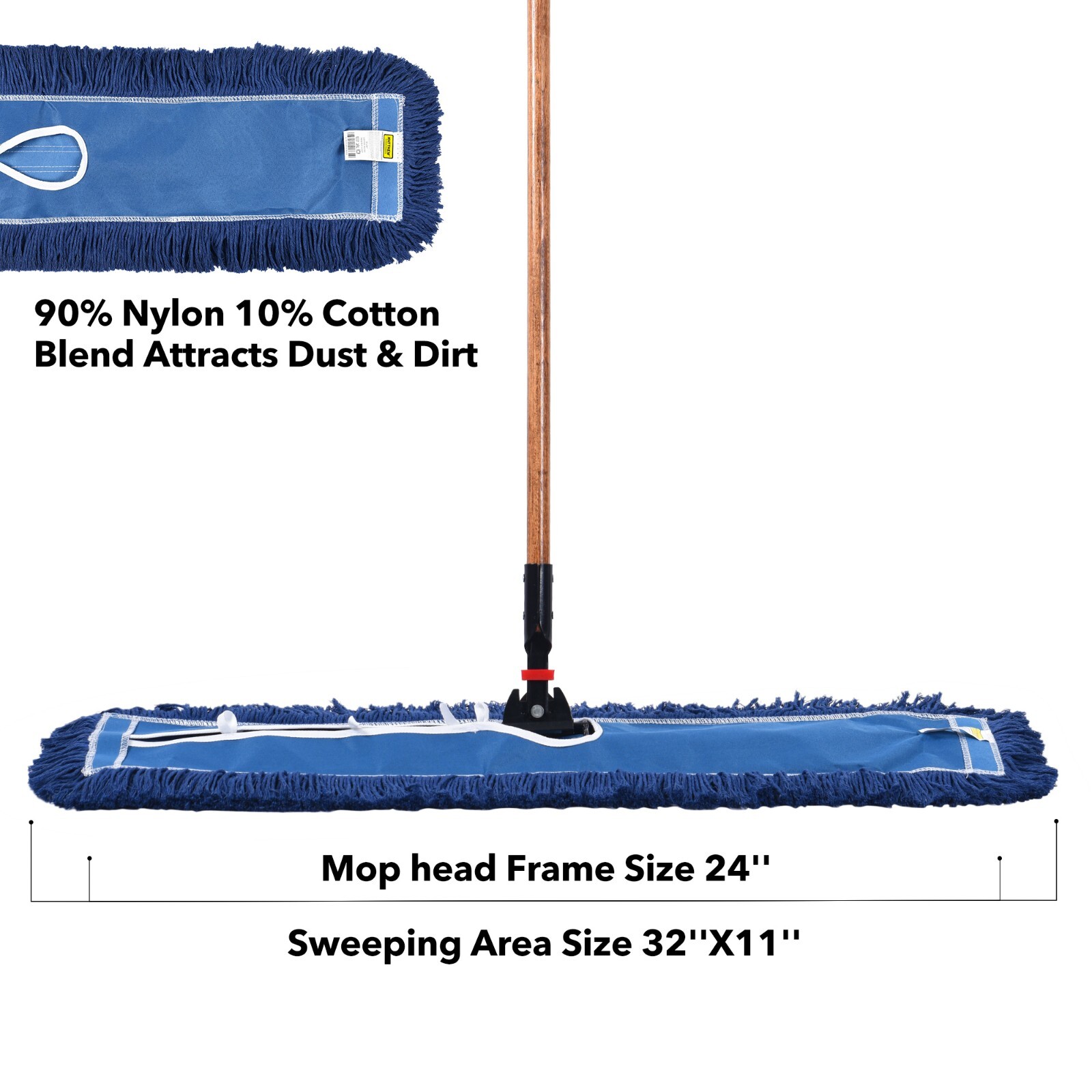 Professional Dust Mop Commercial Industrial Heavy Duty Head Refill